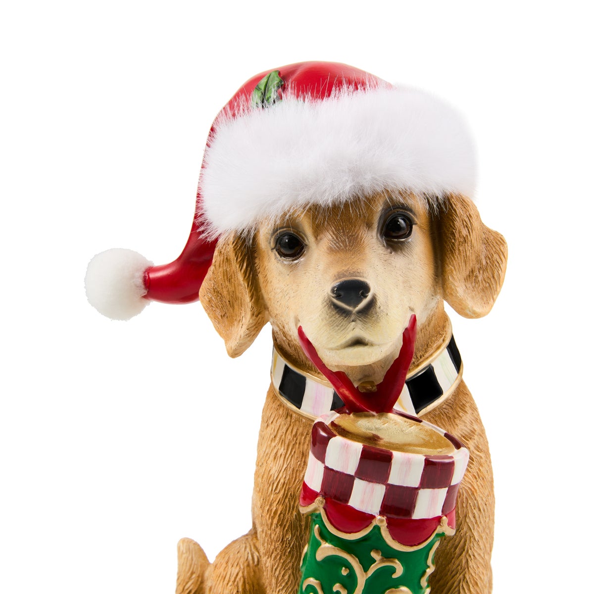 Holiday Lab Dog on Pillow Figurine - Image 4