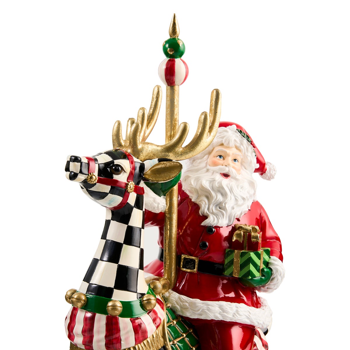 Carousel Santa Figurine - Image 4