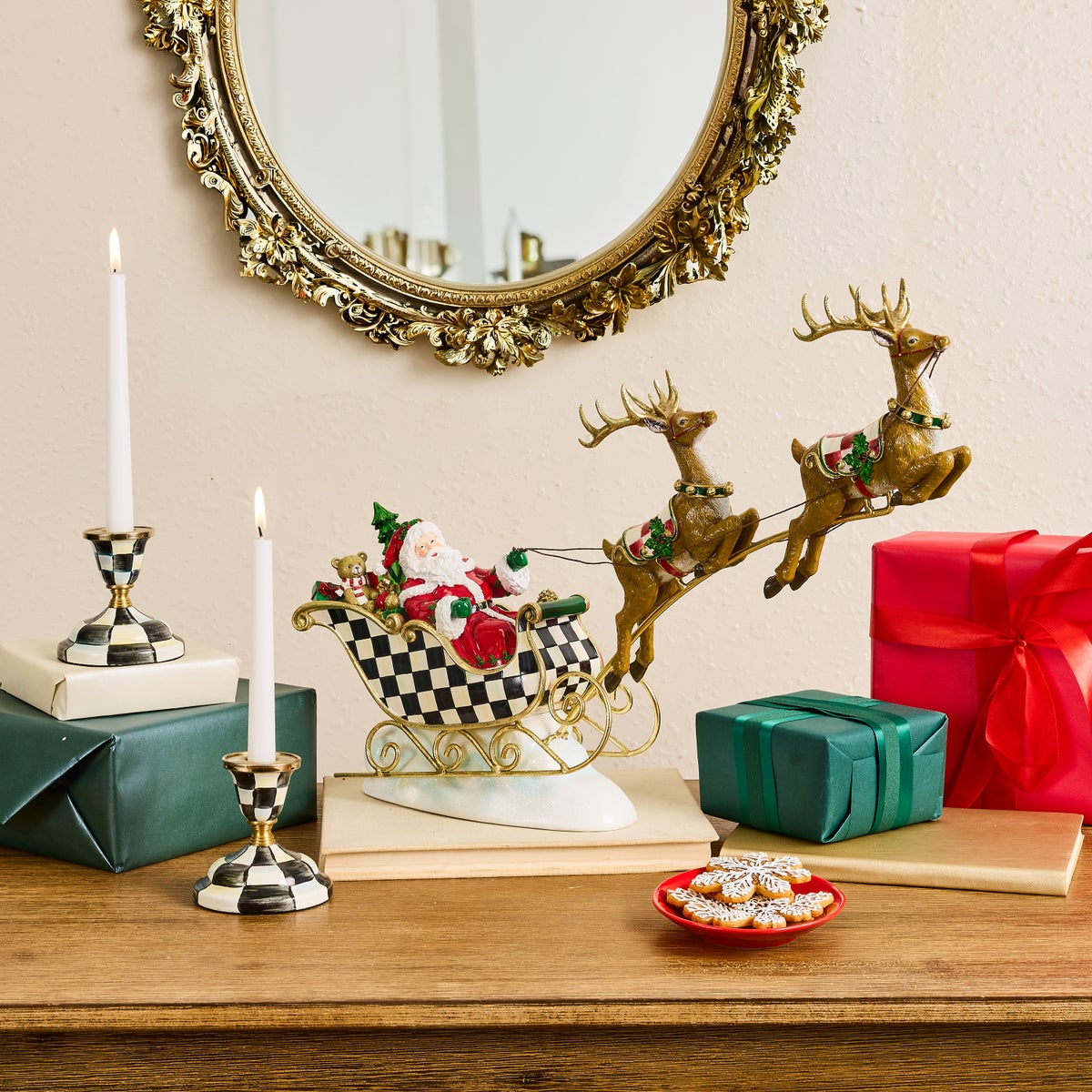 Illuminated Sleigh Ride & Reindeer - Image 2