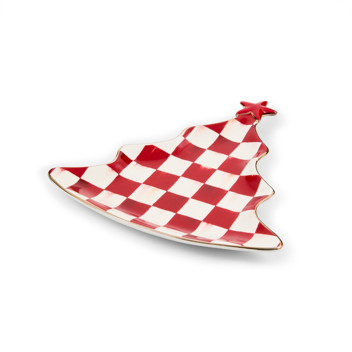 Cherry Check Tree Trinket Tray - Image 4