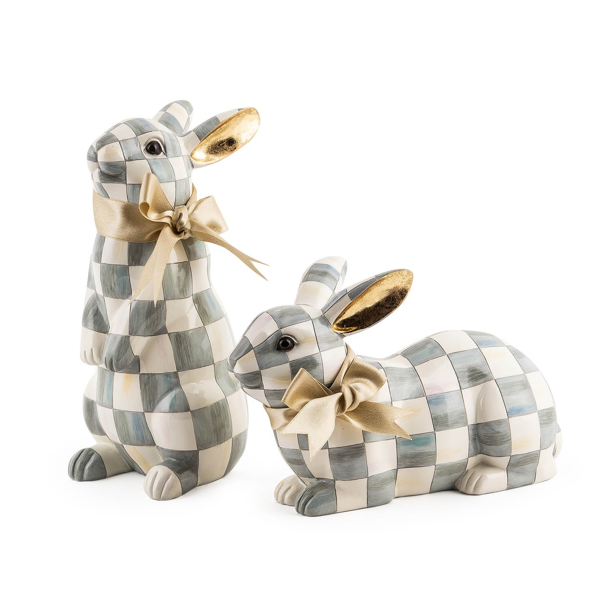 Sterling Check Resting Bunny - Image 4