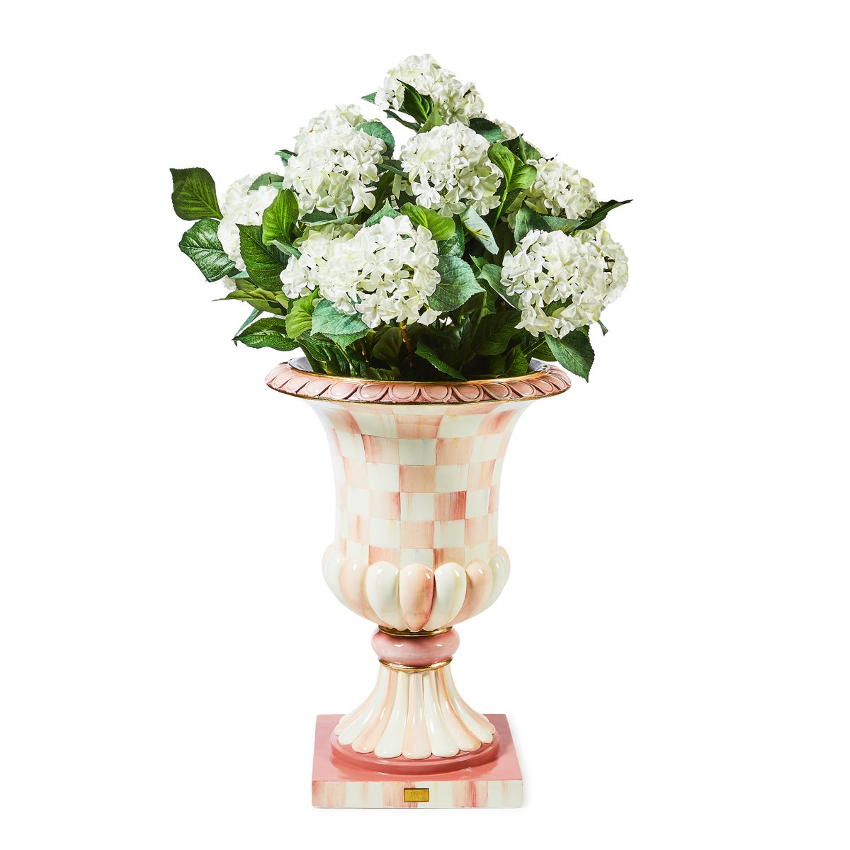 Rosy Check Pedestal Urn - Image 3