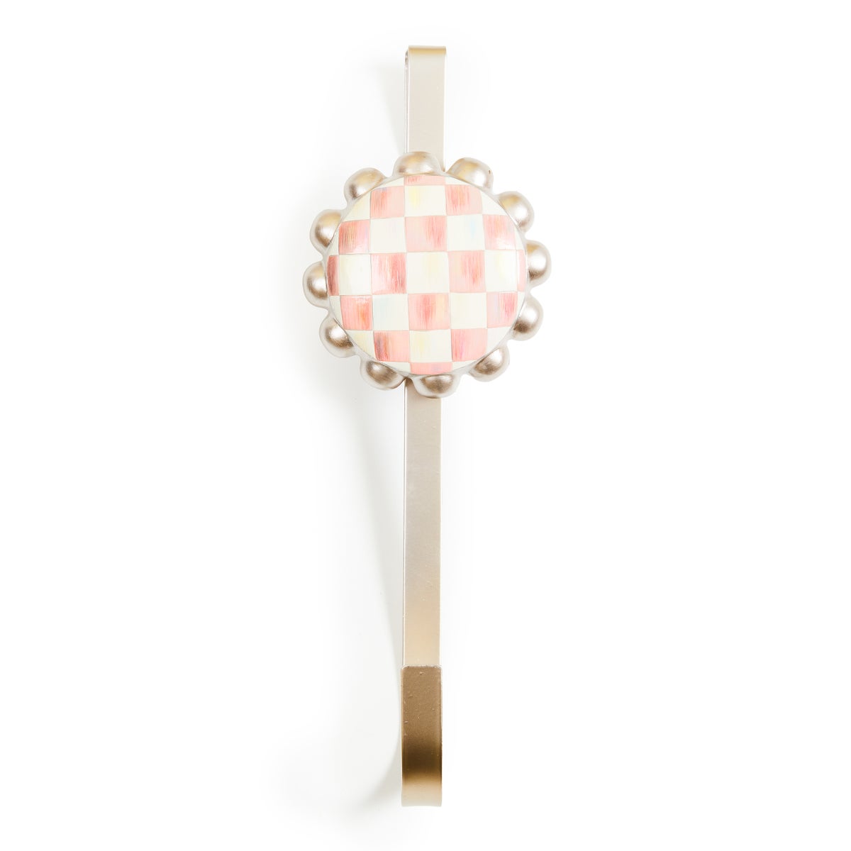Rosy Check Wreath Hanger - Image 3