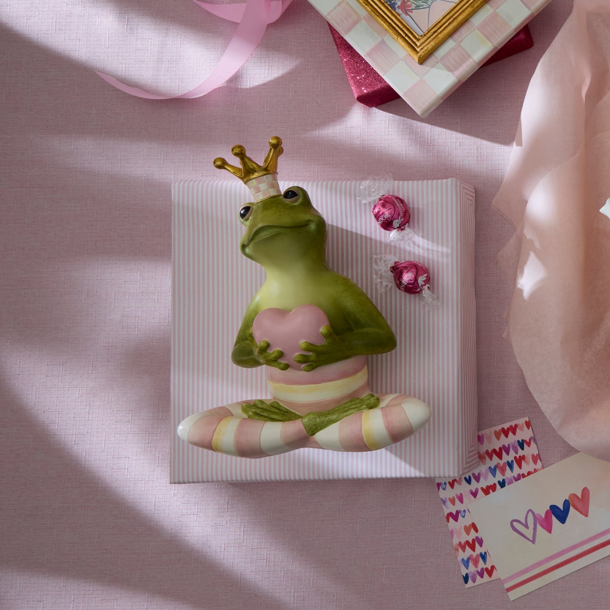 Rosy Fergal the Frog with Heart Decor - Image 6
