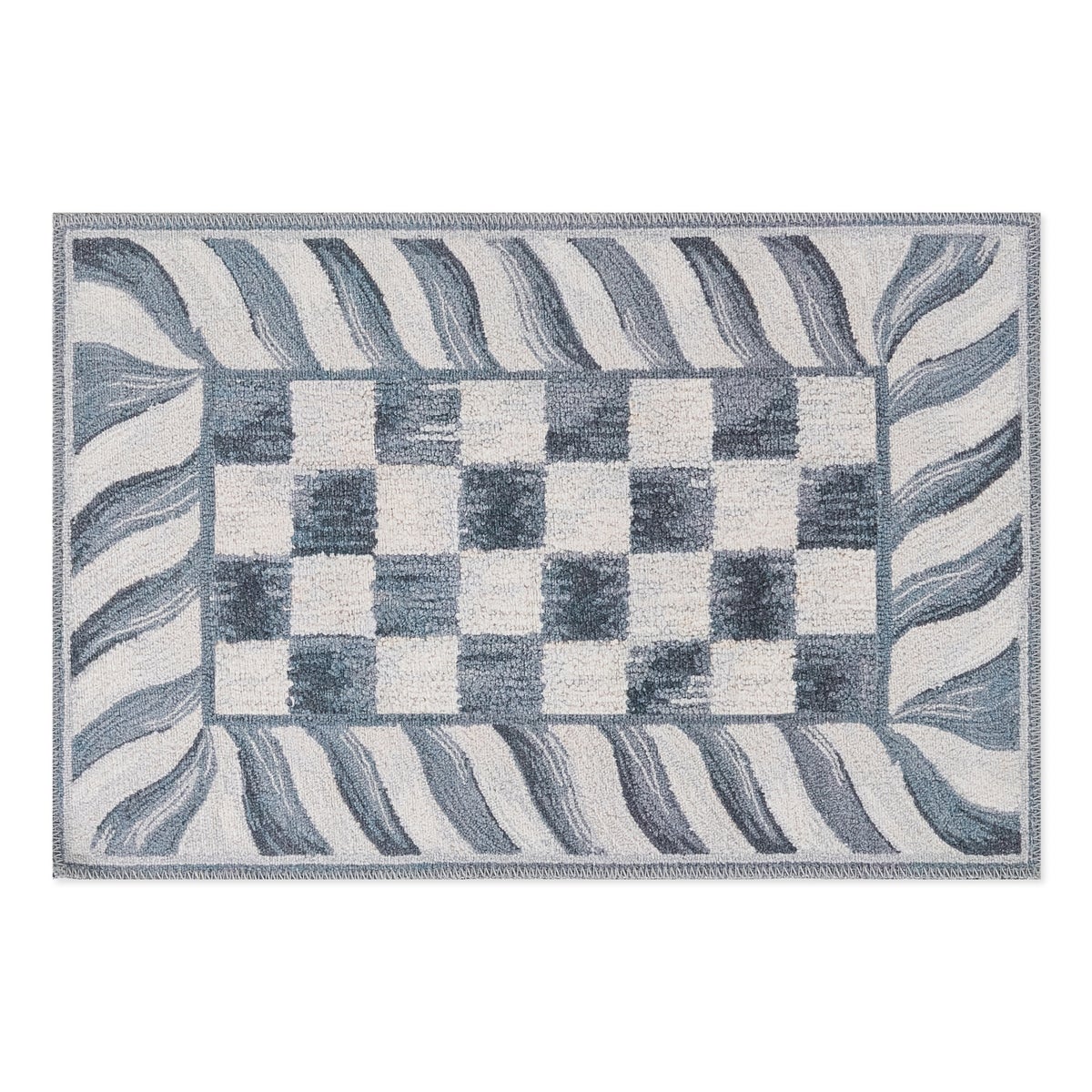 Sterling Check 2' x 3' Washable Rug