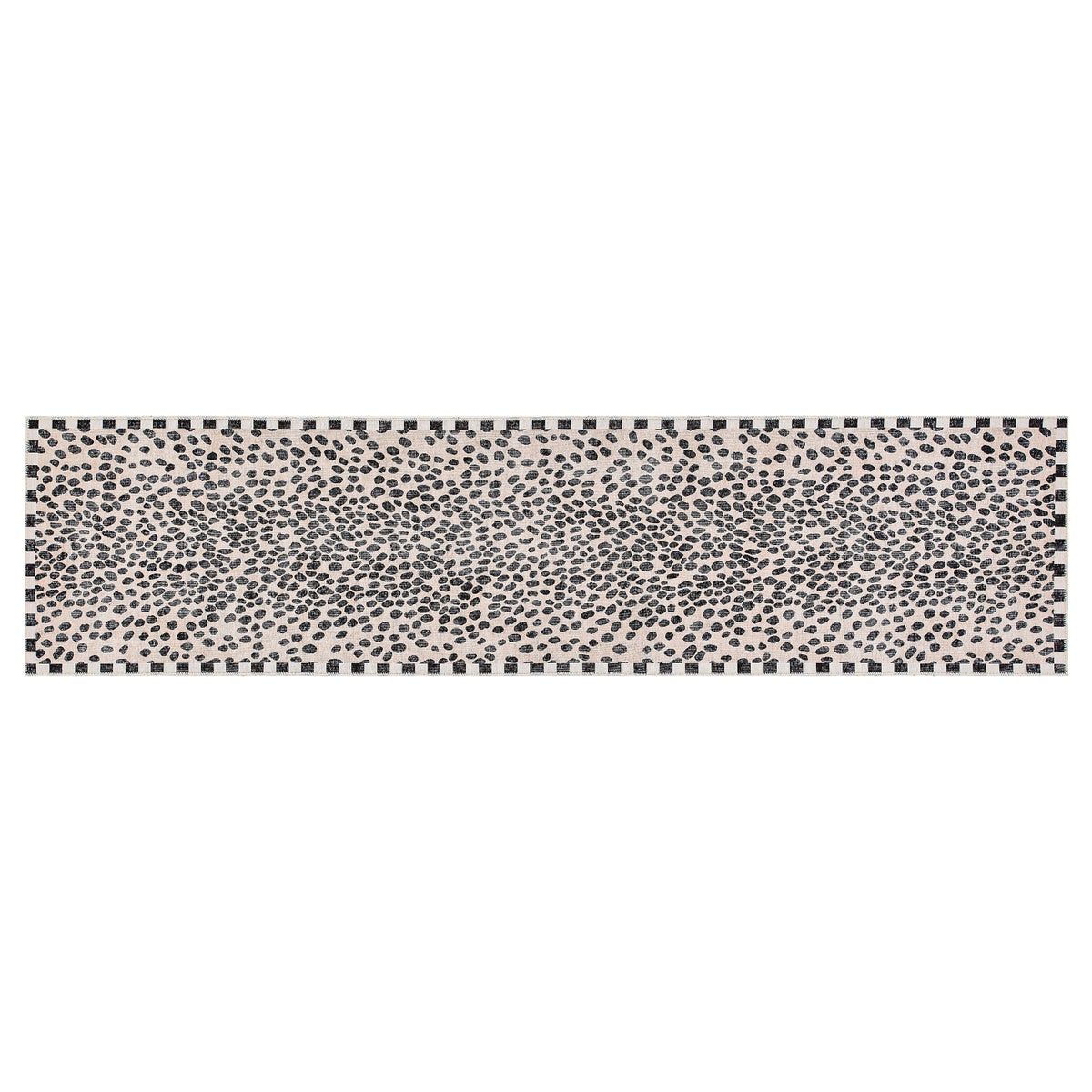 Snow Leopard 2'6" x 10' Washable Runner
