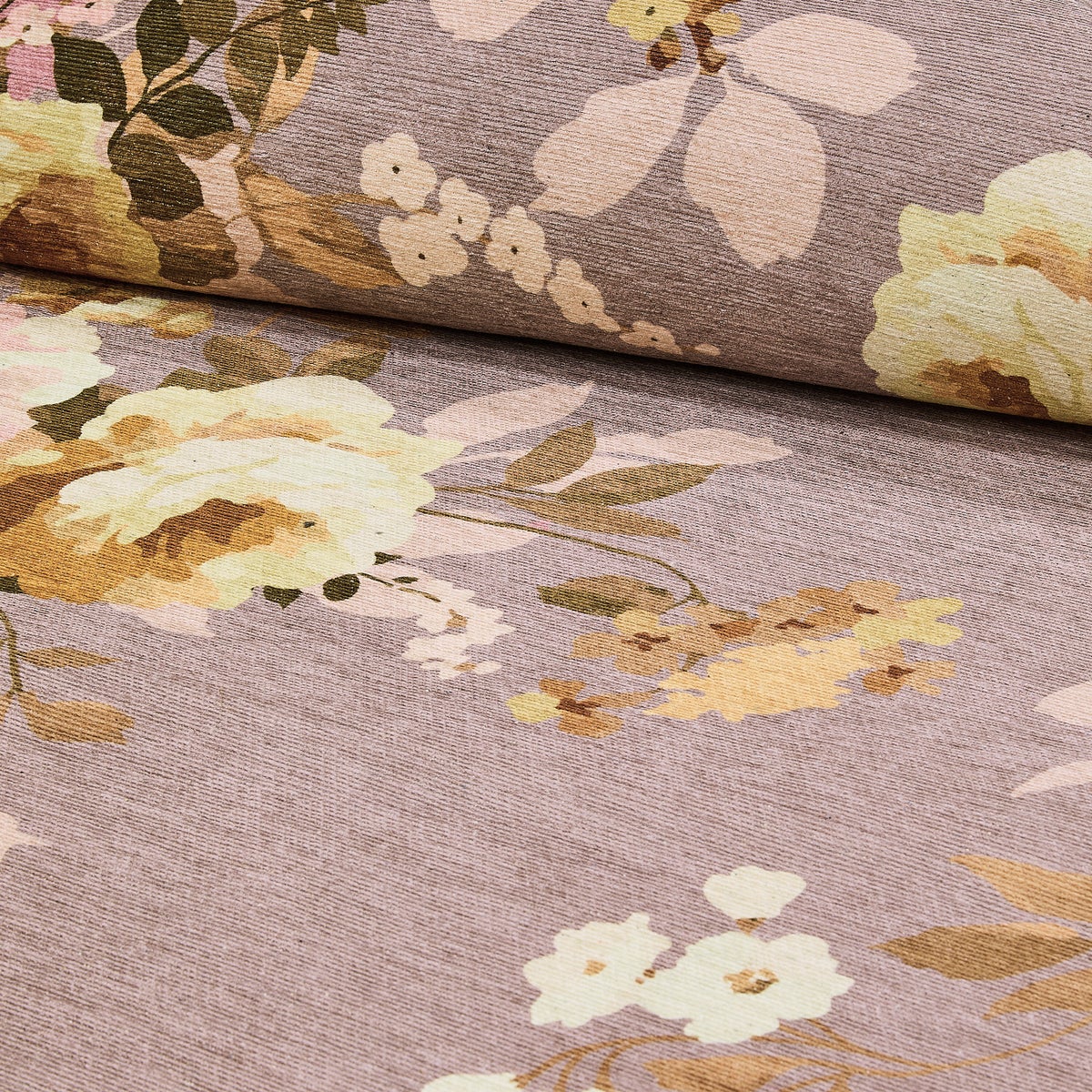 Taupe Wild Rose 8' x 10' Washable Rug - Image 3