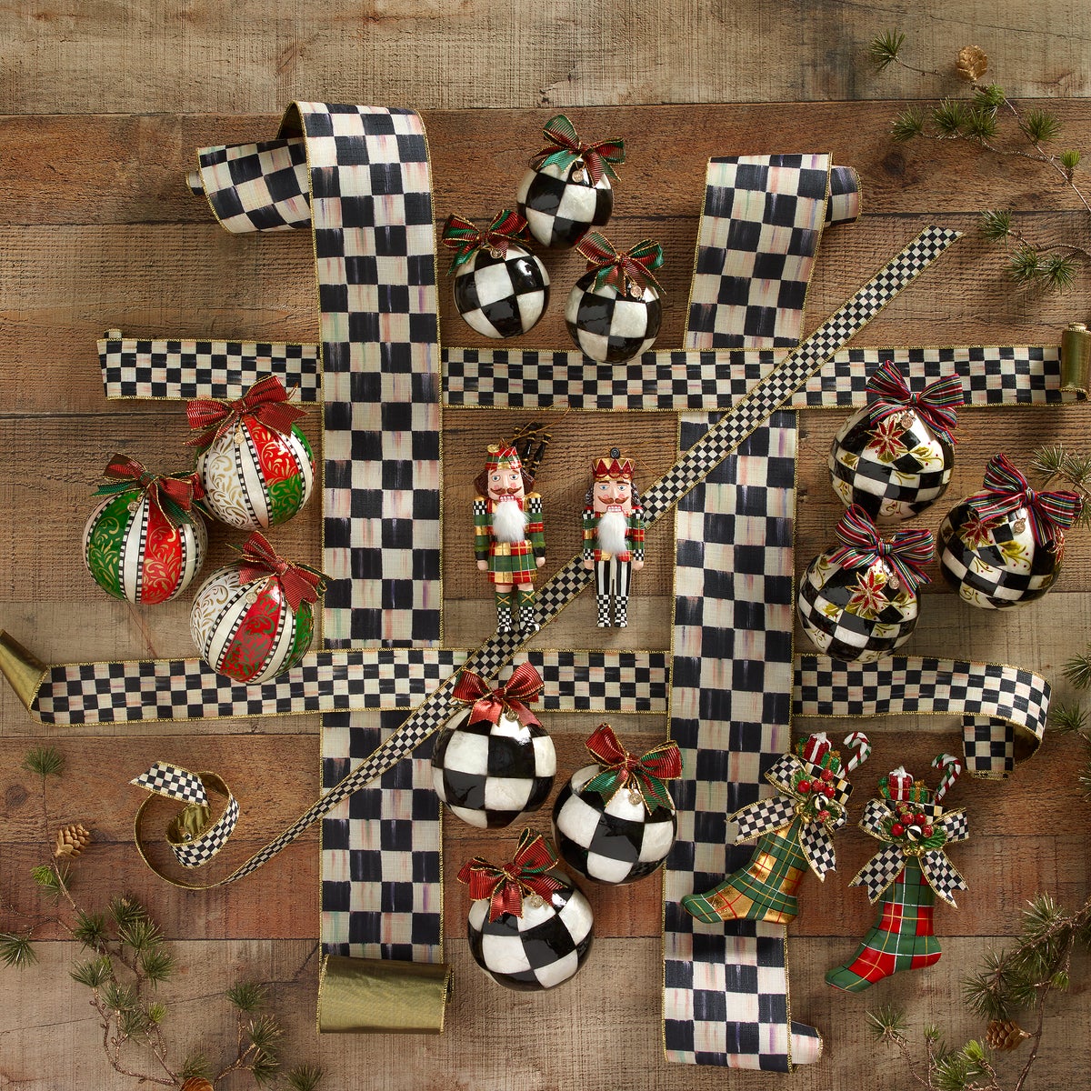 Courtly Check 4" Ribbon - Image 5