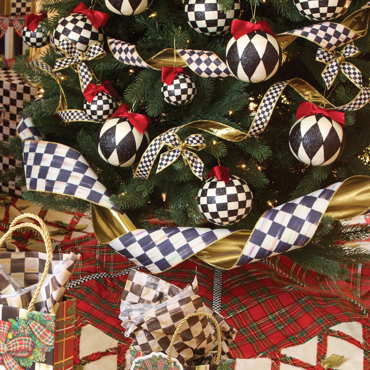 Courtly Check 4" Ribbon - Image 8