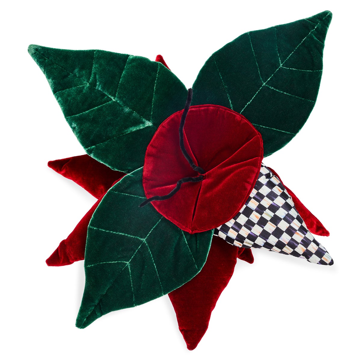 Red Velvet Large Poinsettia - Image 2
