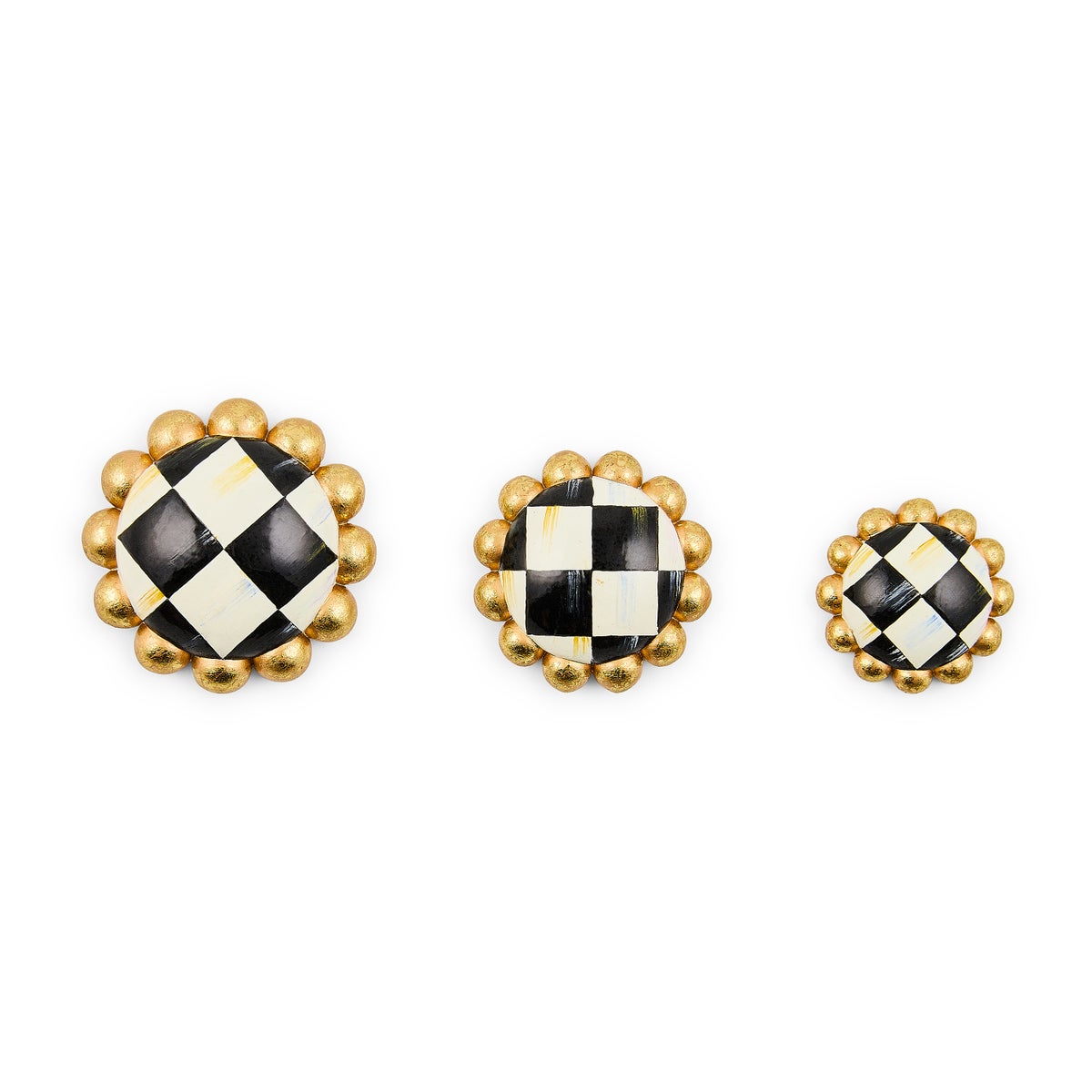 Courtly Check Magnets, Set of 3 - Image 4
