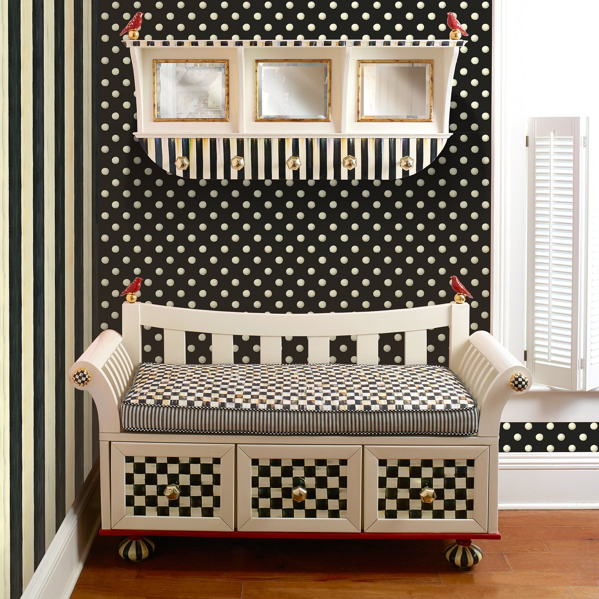 Courtly Stripe Wallpaper - Image 7