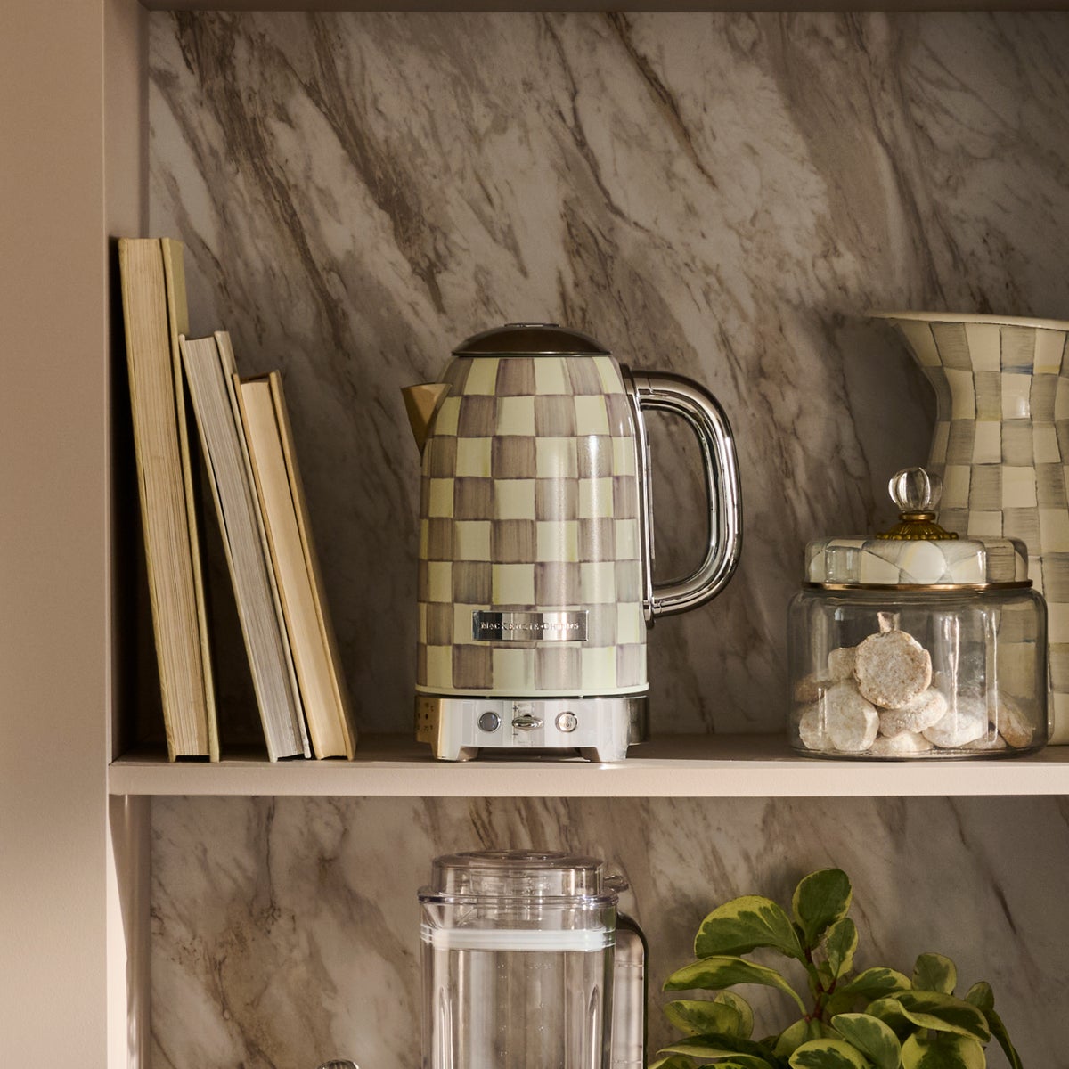 Mocha Check Electric Kettle - Image 7
