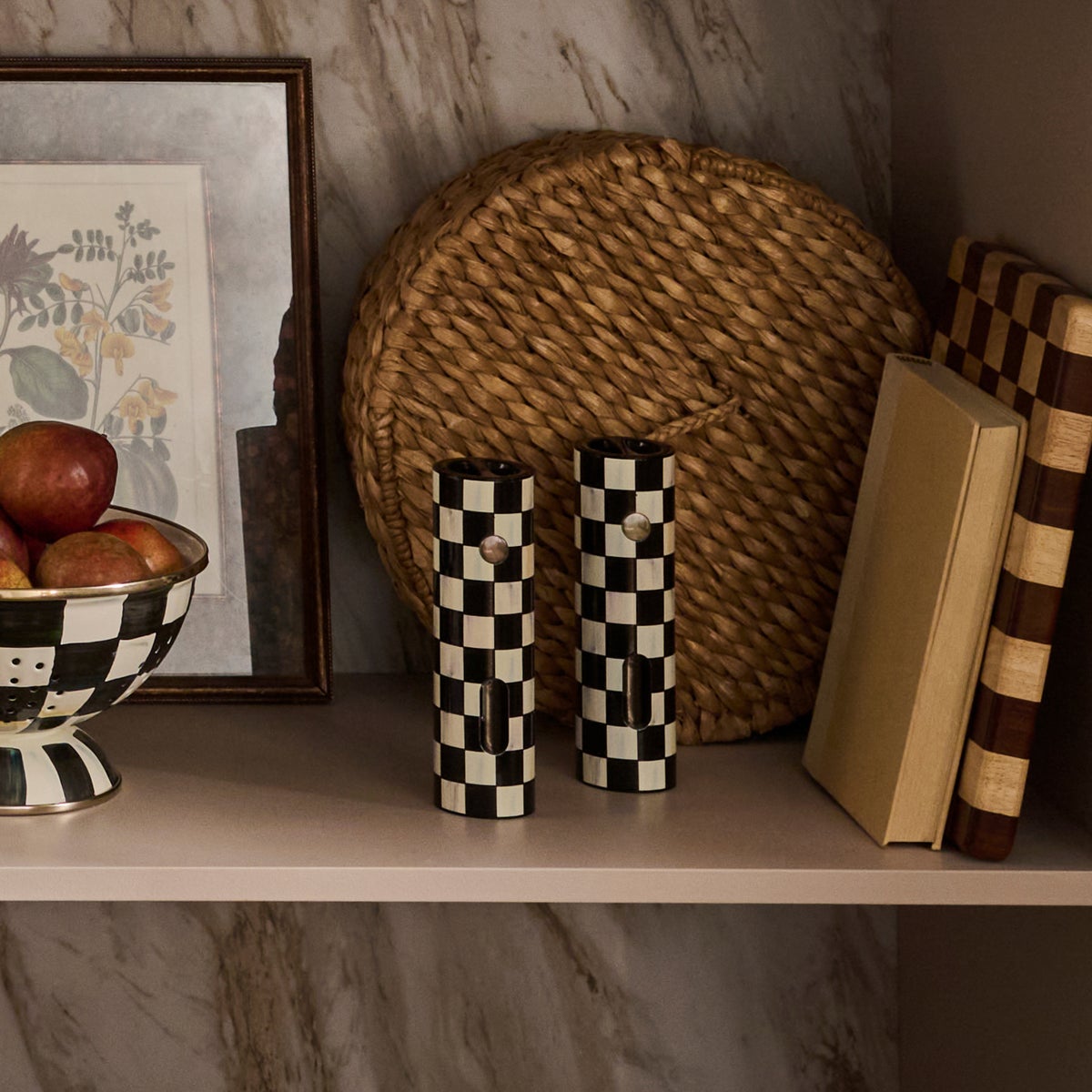 Courtly Check Electric Salt & Pepper Grinder Set - Image 4