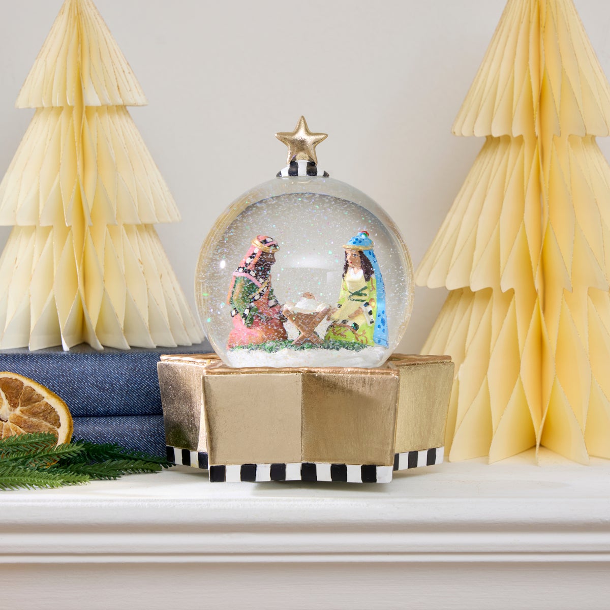 Patience Brewster Nativity Snow Globe - Image 2