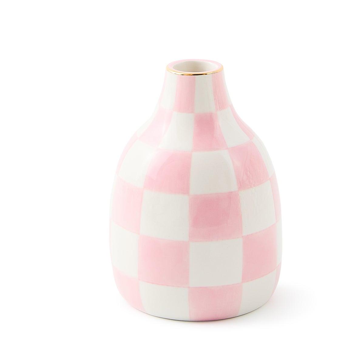 Rosy Check Heart Bud Vase - Image 3