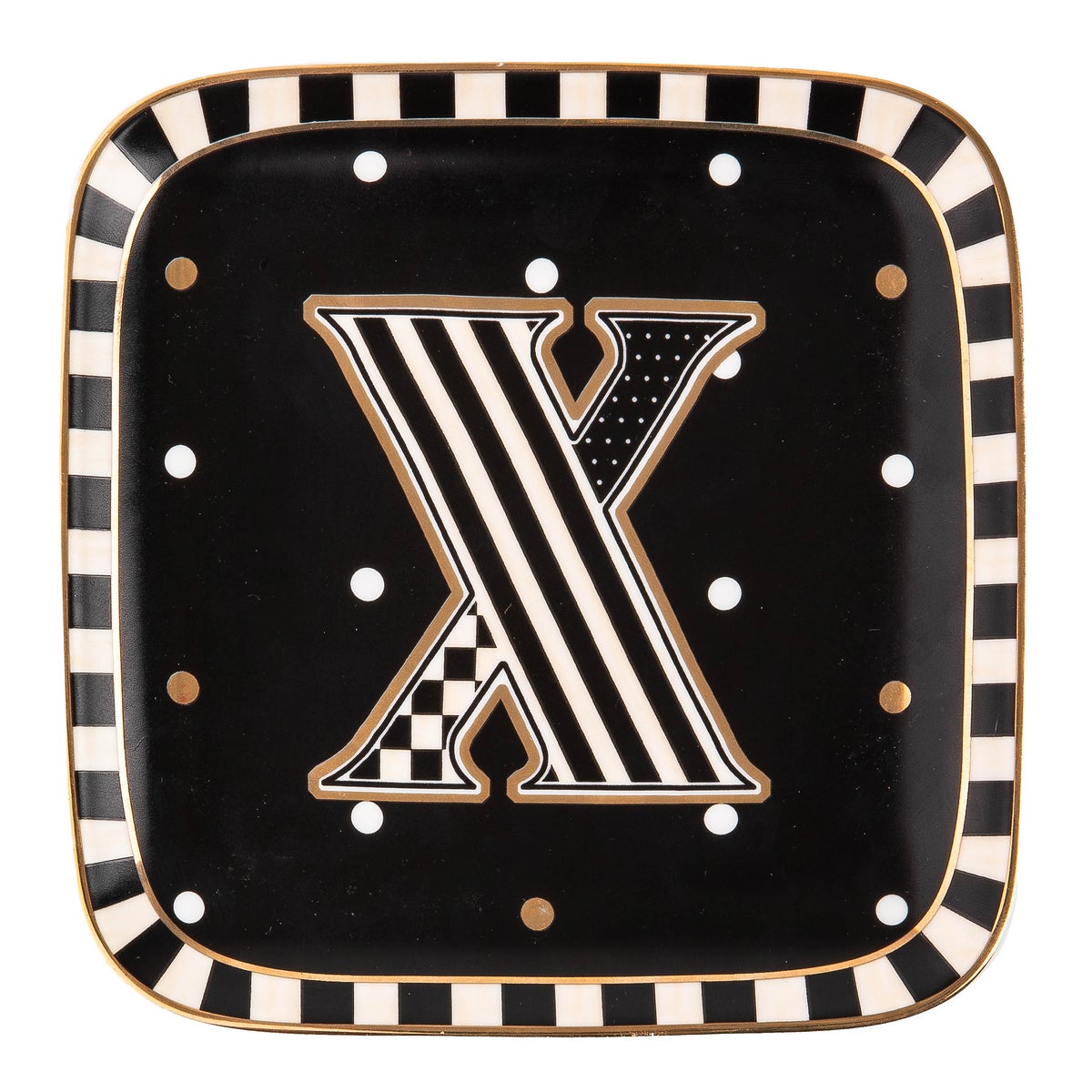 Monogram Dish - X