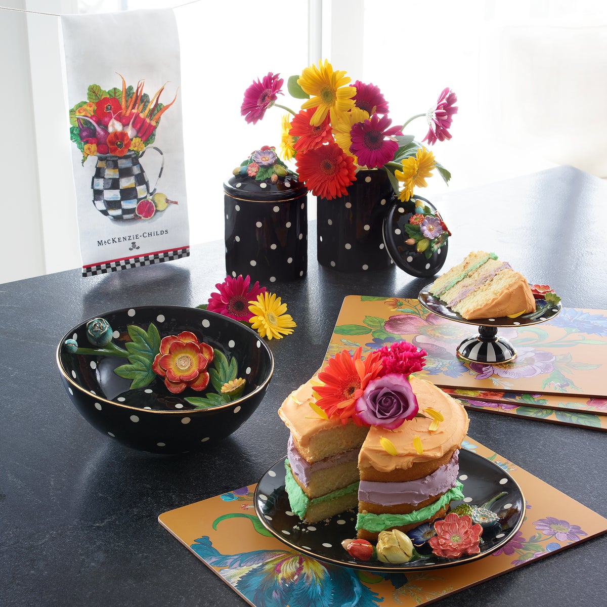 Vegetable Bouquet Dish Towel - Image 2