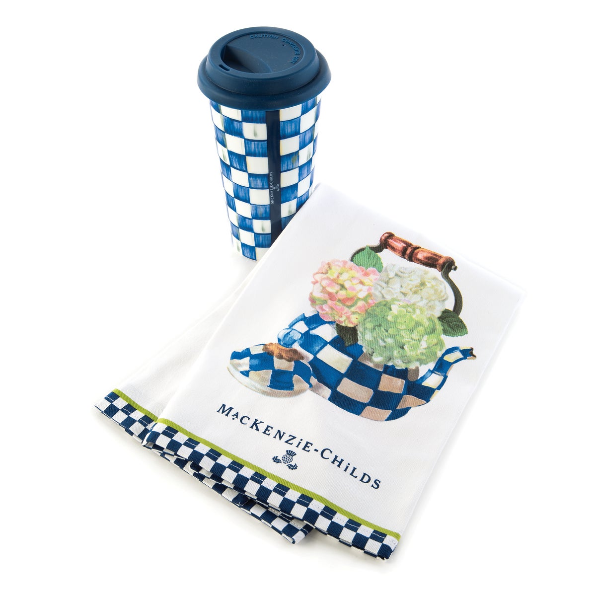 Hydrangea Tea Kettle Dish Towel - Image 3
