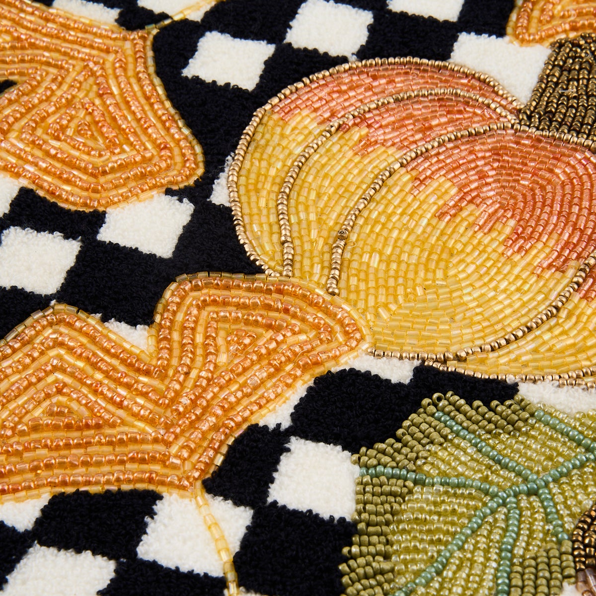Checked Pumpkin Harvest Placemat - Image 3