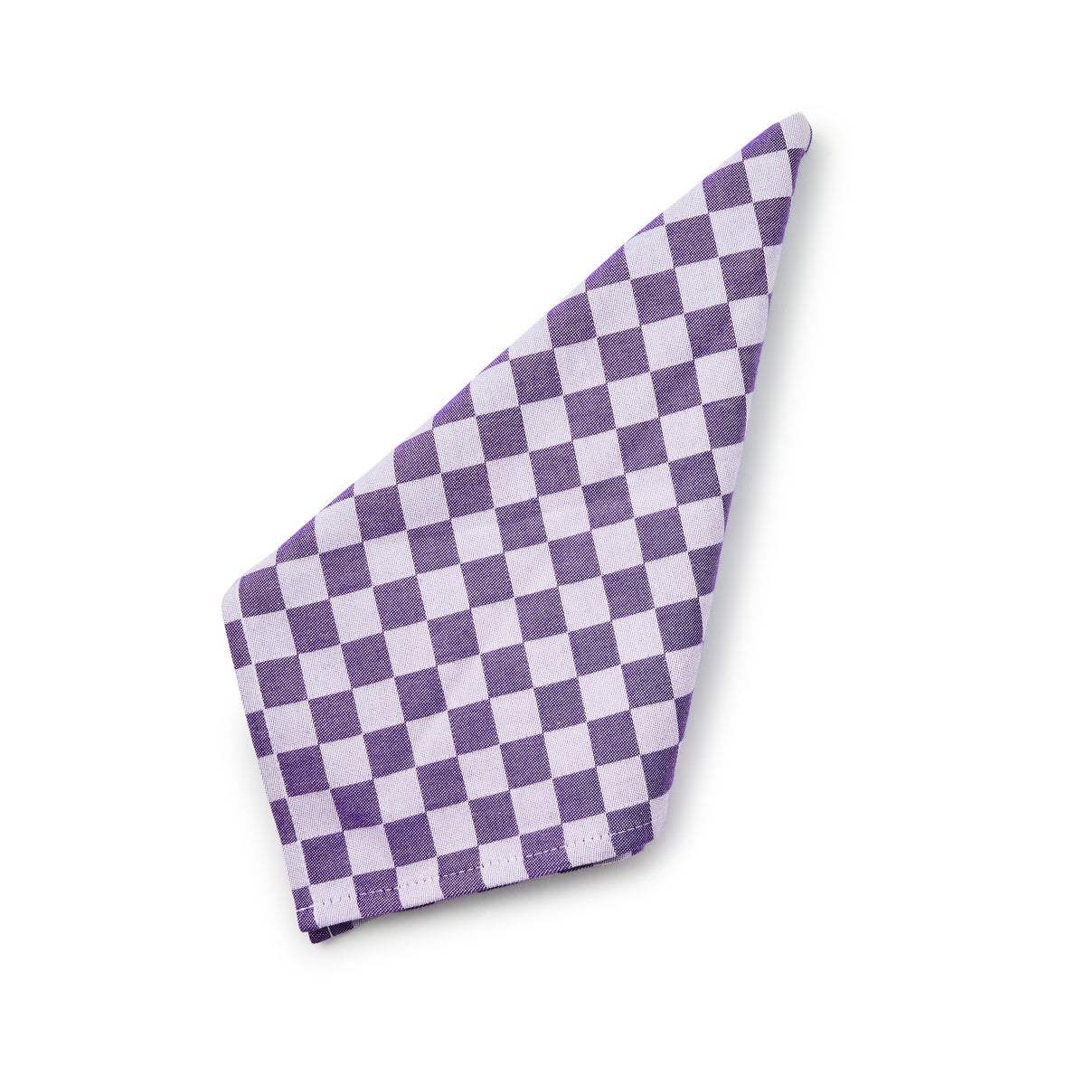 Plum Check Napkin, Set of 4