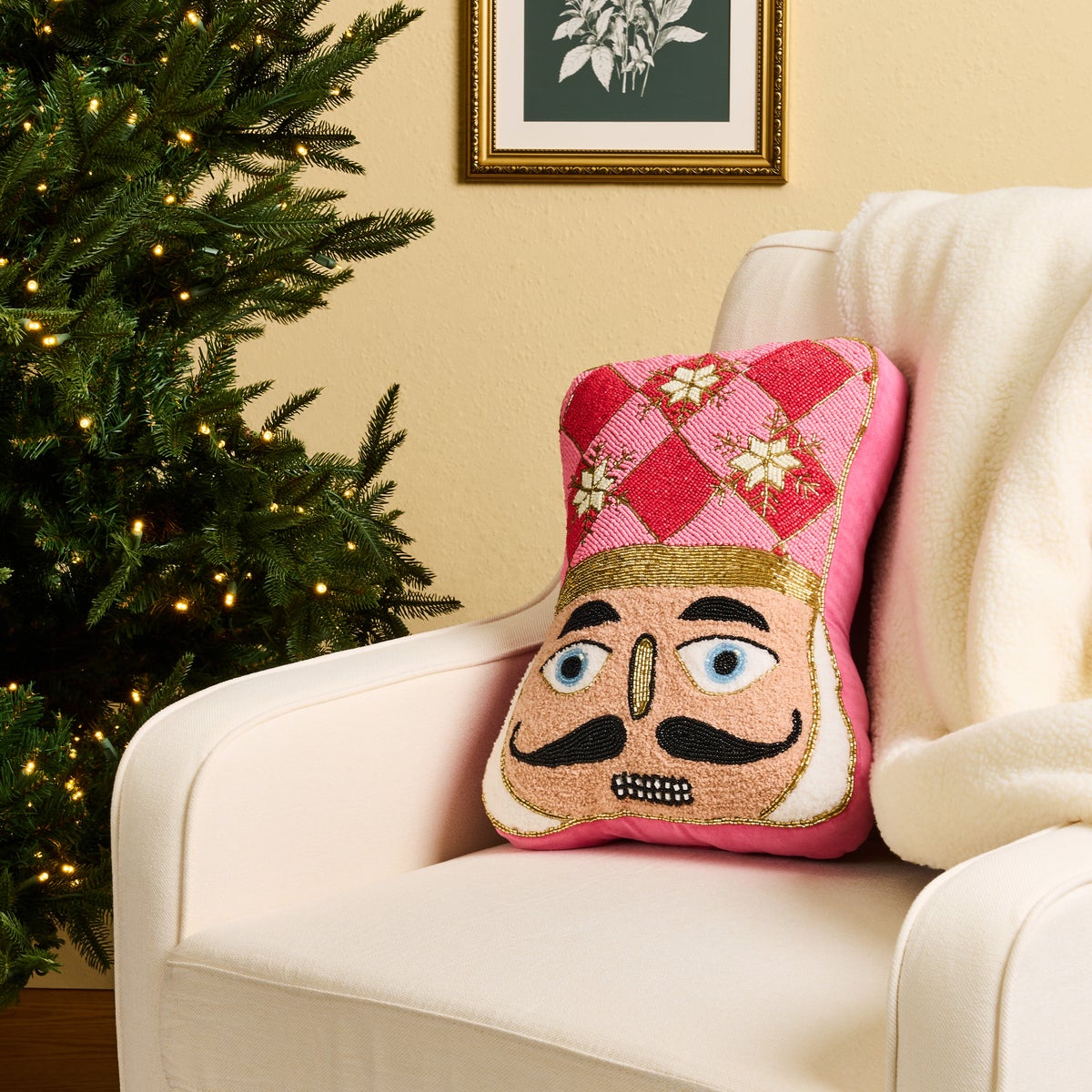 Nutcracker Shaped Throw Pillow - Image 2