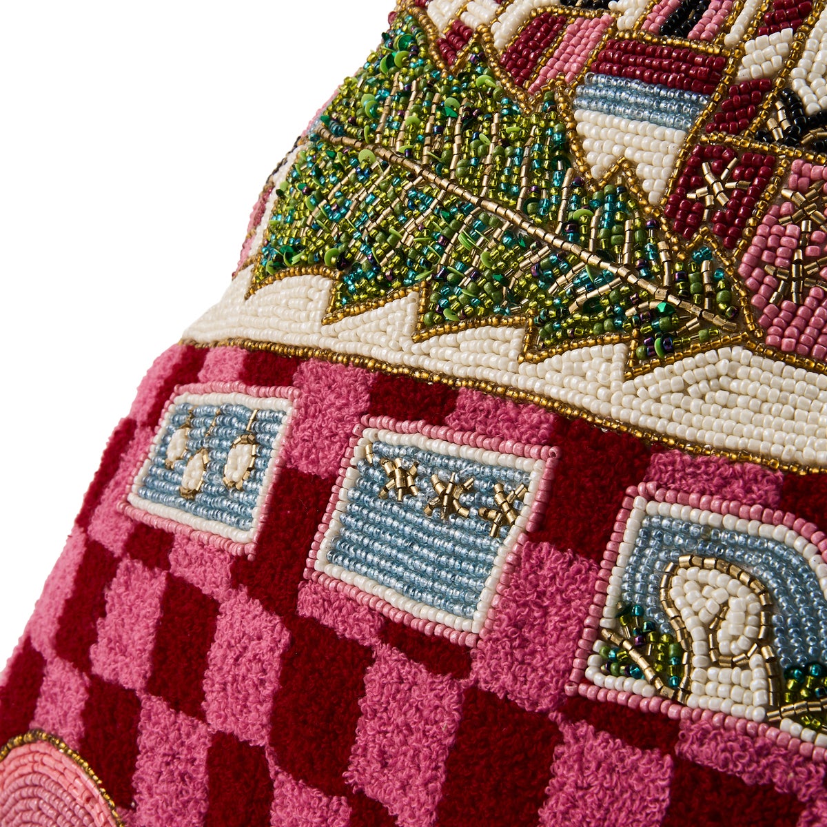 Holiday Bus Shaped Throw Pillow - Image 4