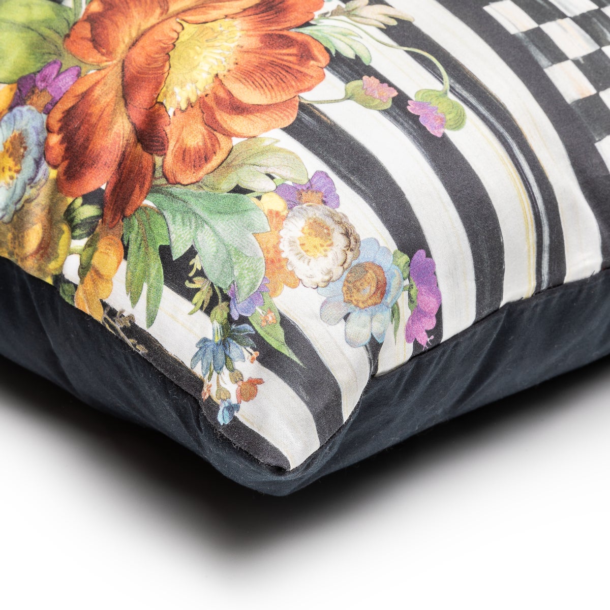 Courtly Flower Market Pillow - Image 4
