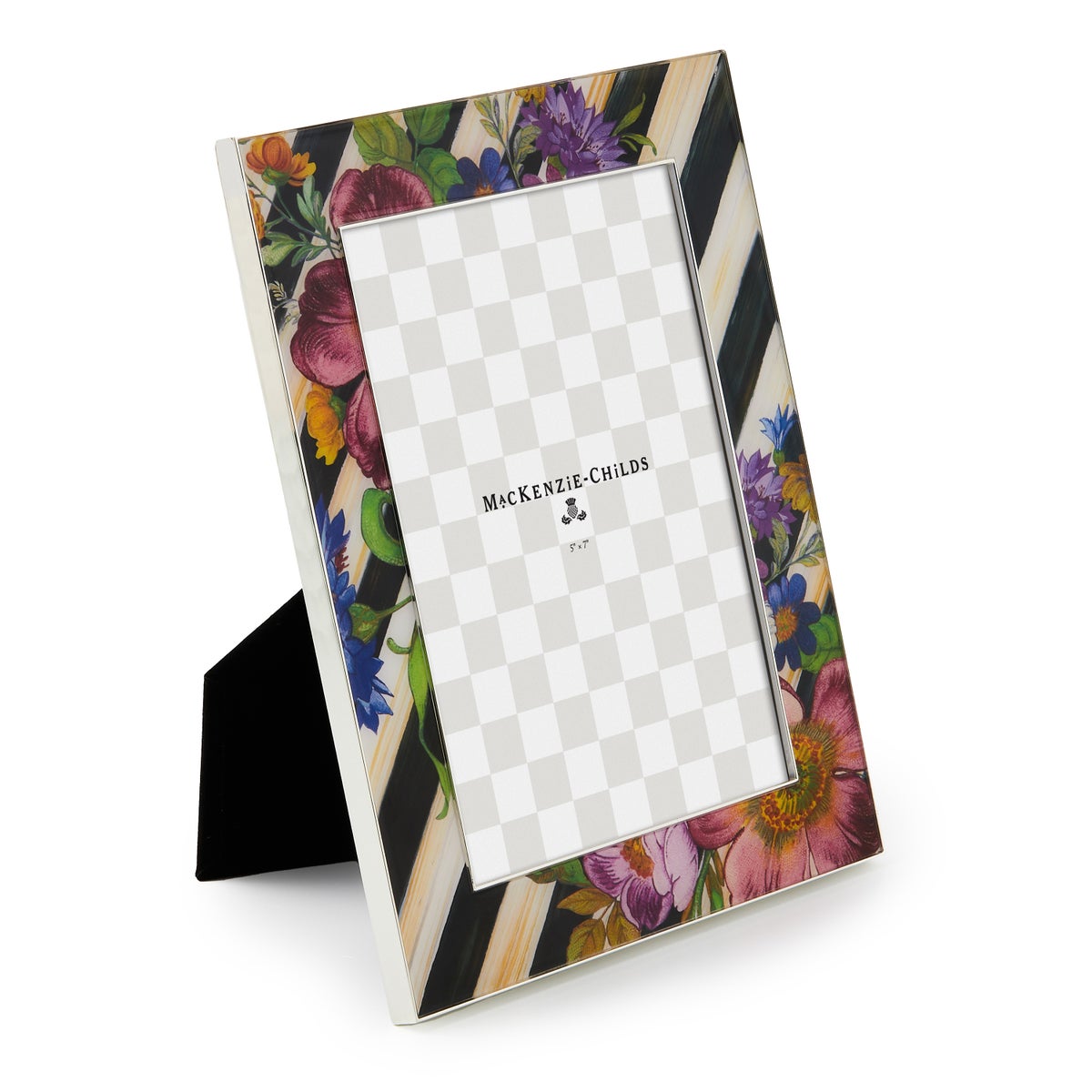 Flower Market Silver Plated 5"x7" Frame - Image 3