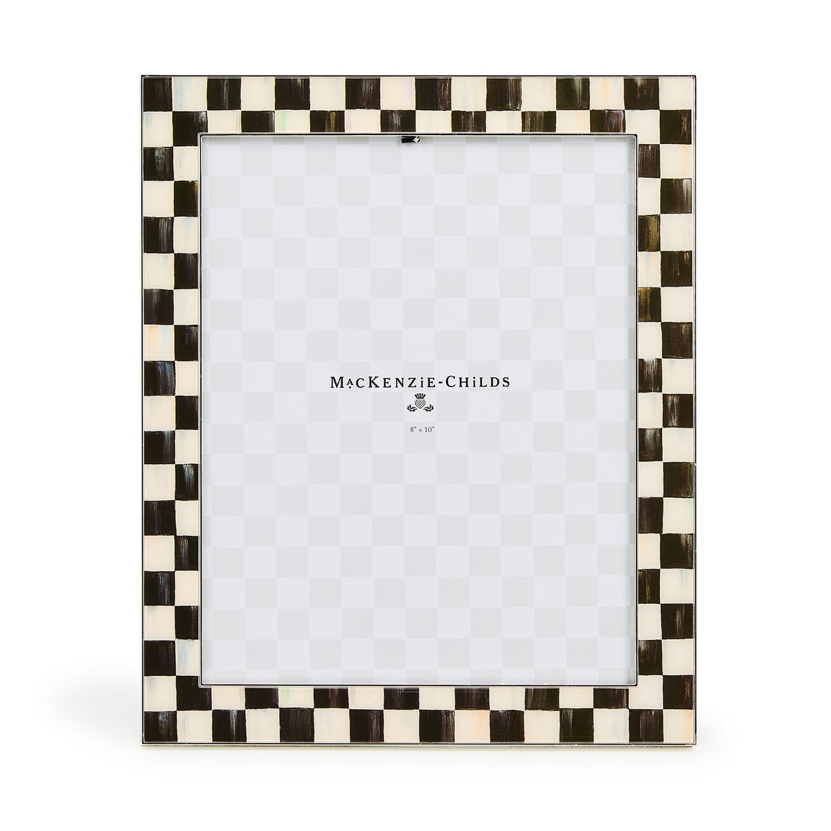 Courtly Check Silver Plated 8" x 10" Frame
