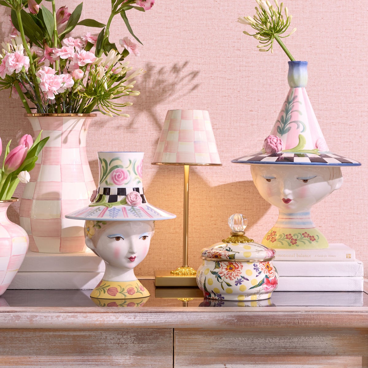 Rosy Check LED Rechargeable Cafe Table Lamp - Image 7