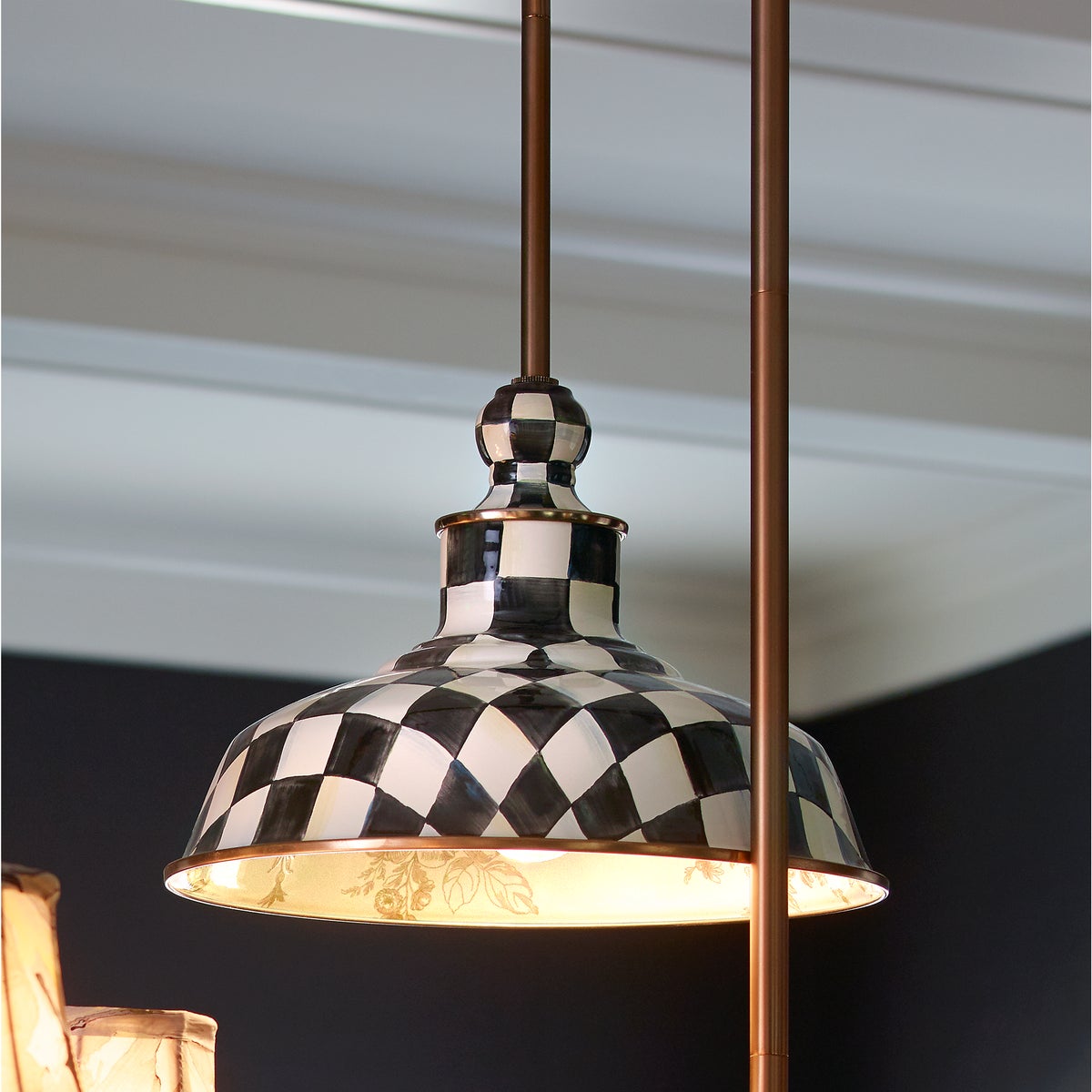 Courtly Check 12" Barn Pendant Lamp - Image 5