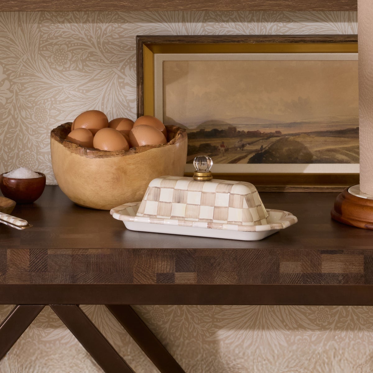 Mocha Check Butter Box - Image 7