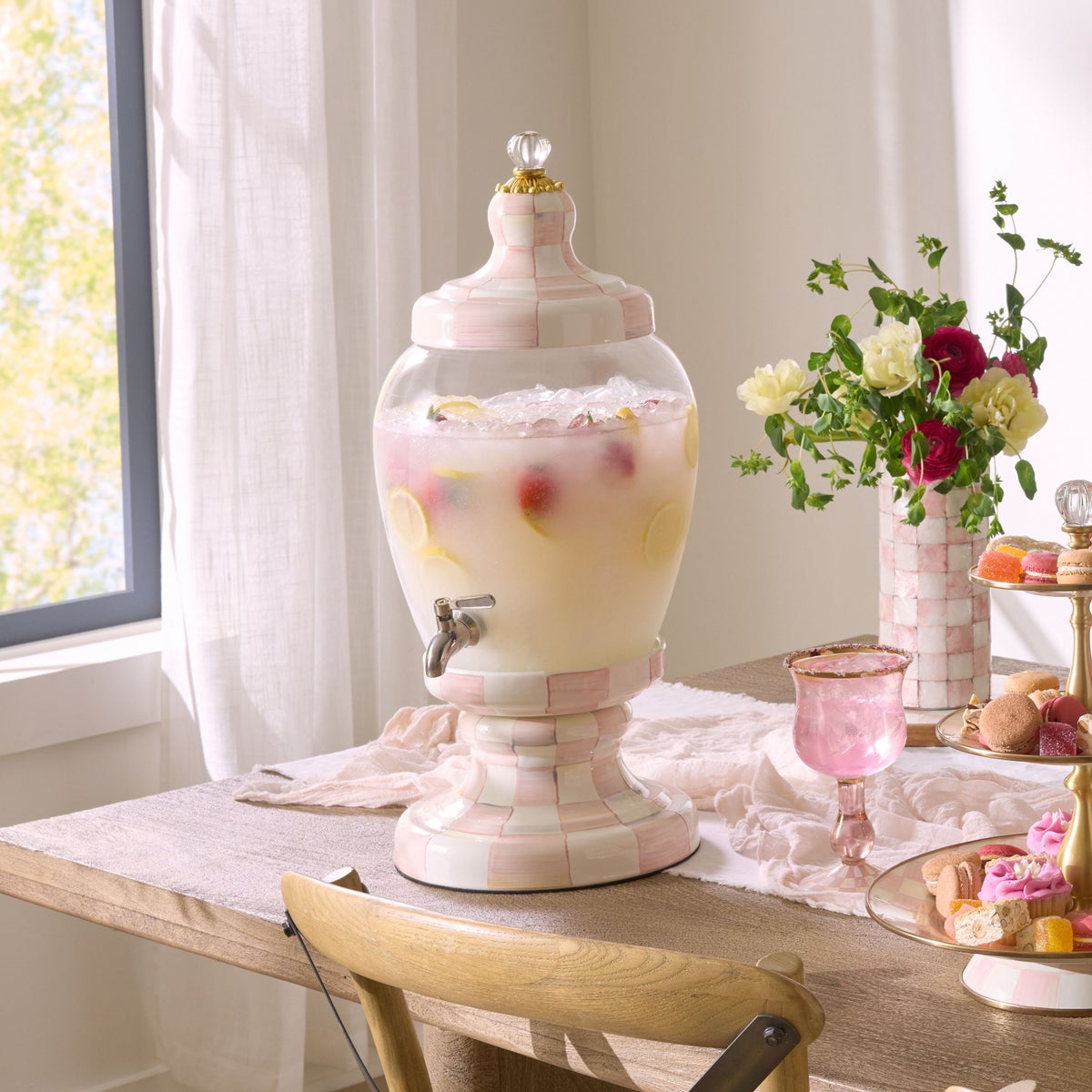 Rosy Check Beverage Hostess - Image 2