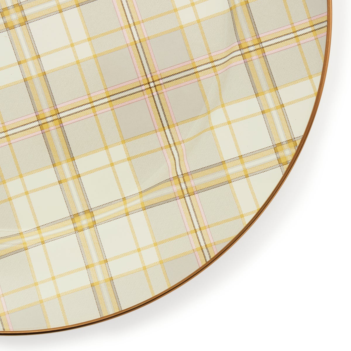 Tartan Latte Charger/Plate - Image 4