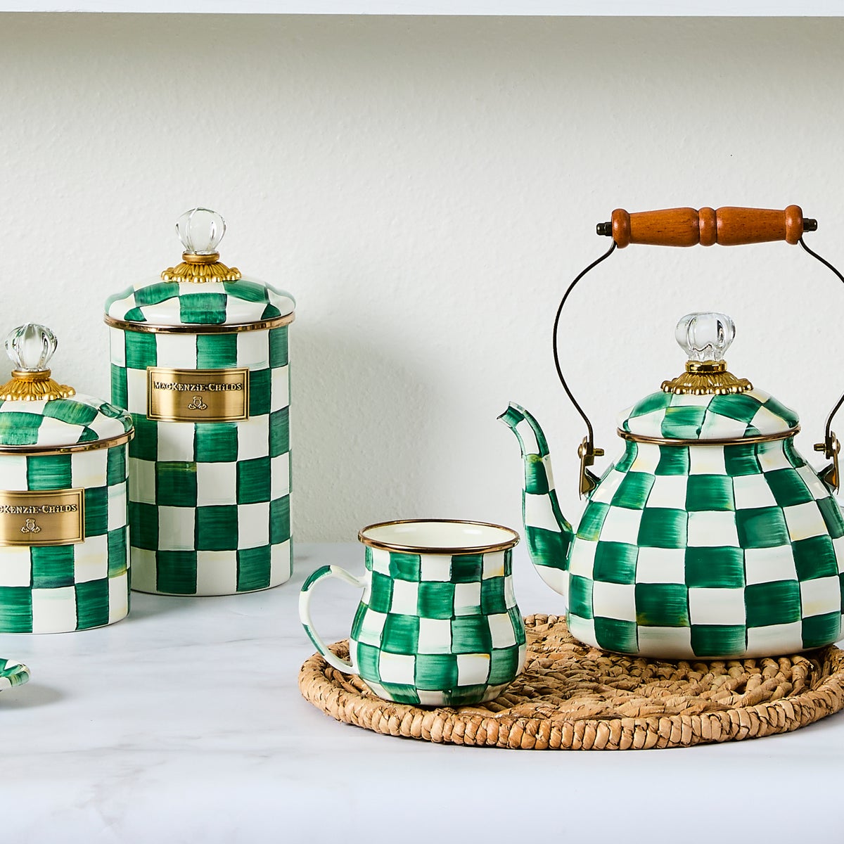Emerald Check Mug - Image 5