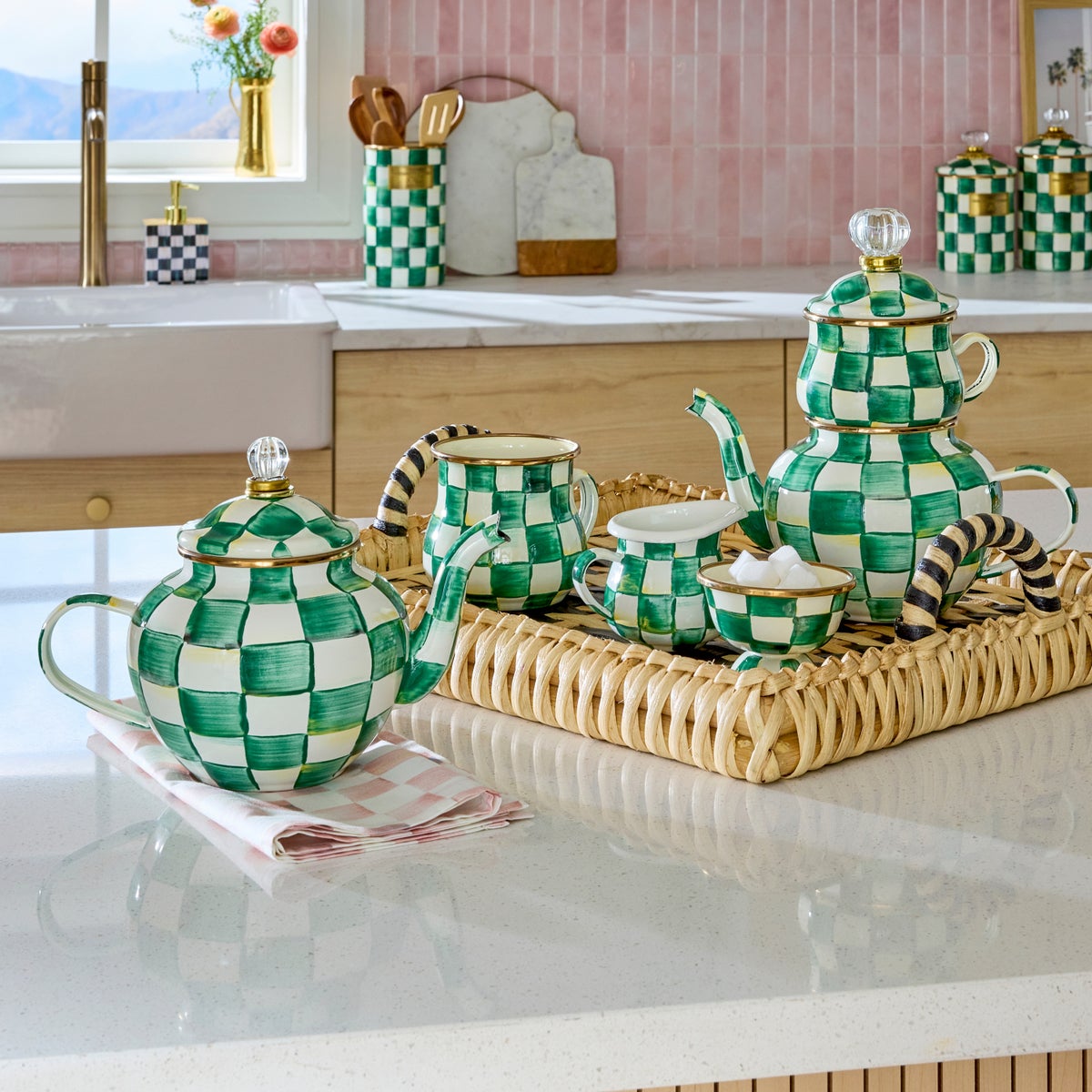 Emerald Check Mug - Image 6