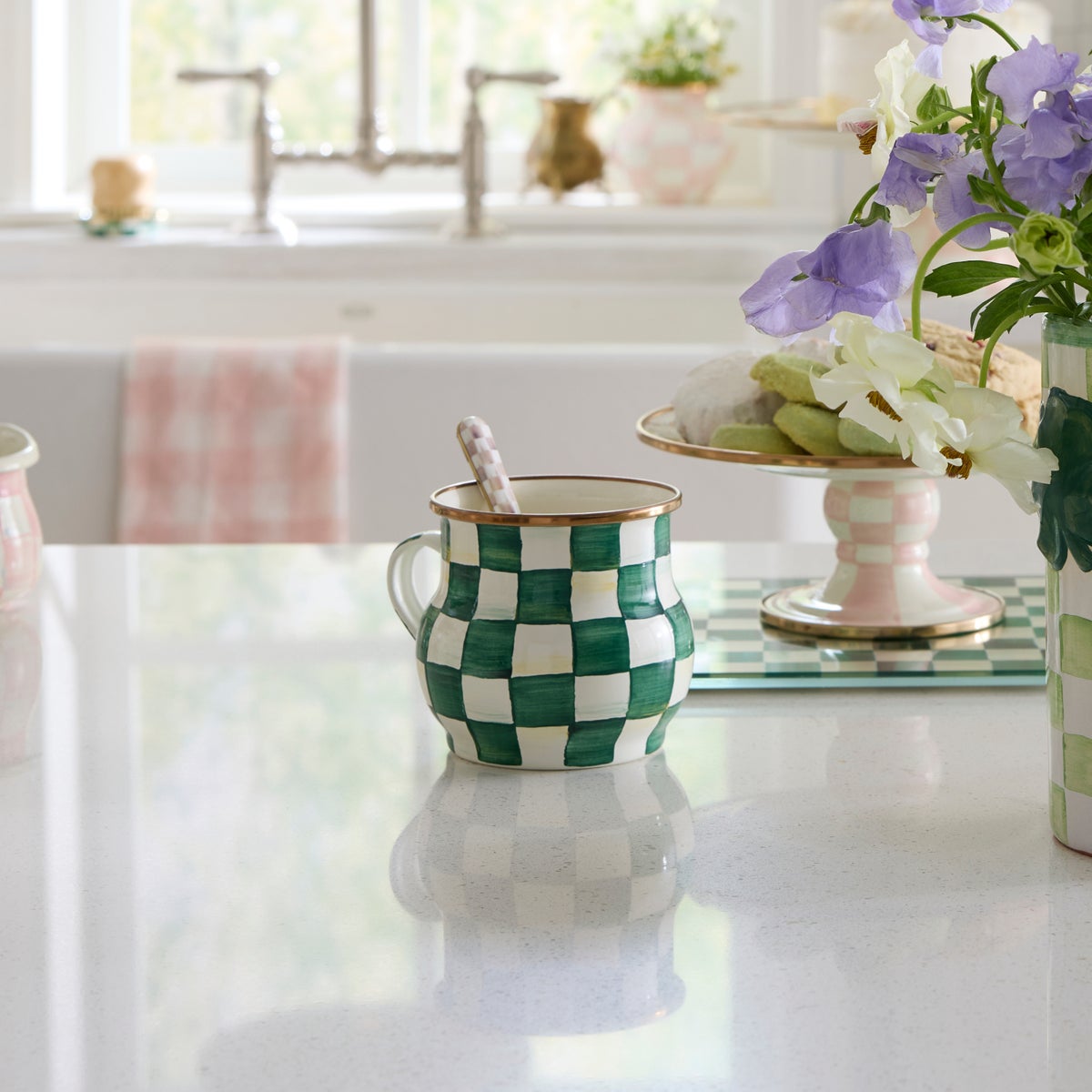 Emerald Check Mug - Image 8