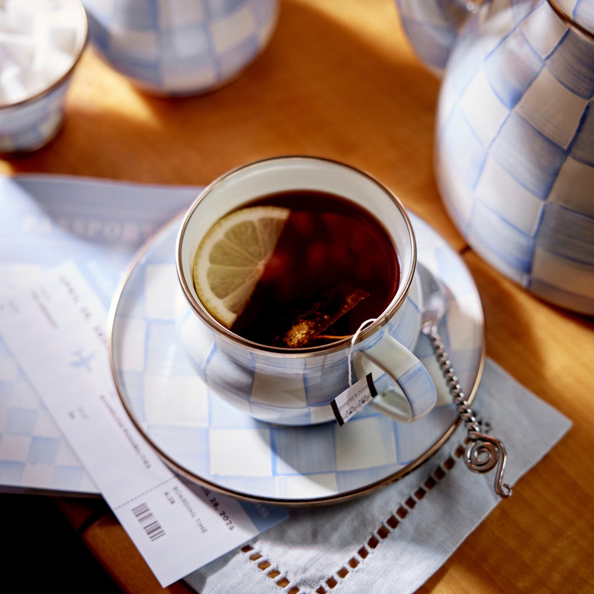 Sky Check Teacup - Image 4