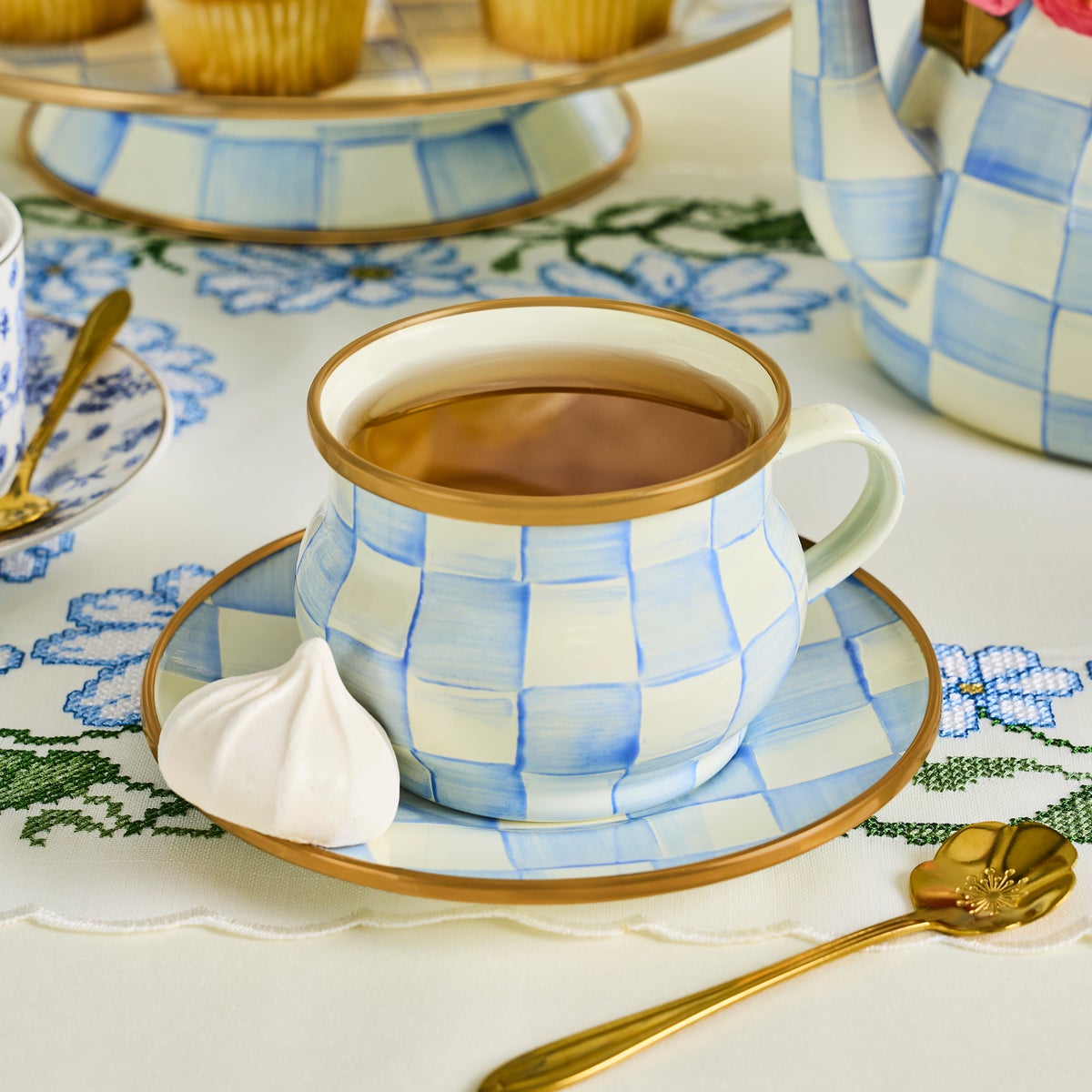Sky Check Teacup - Image 6