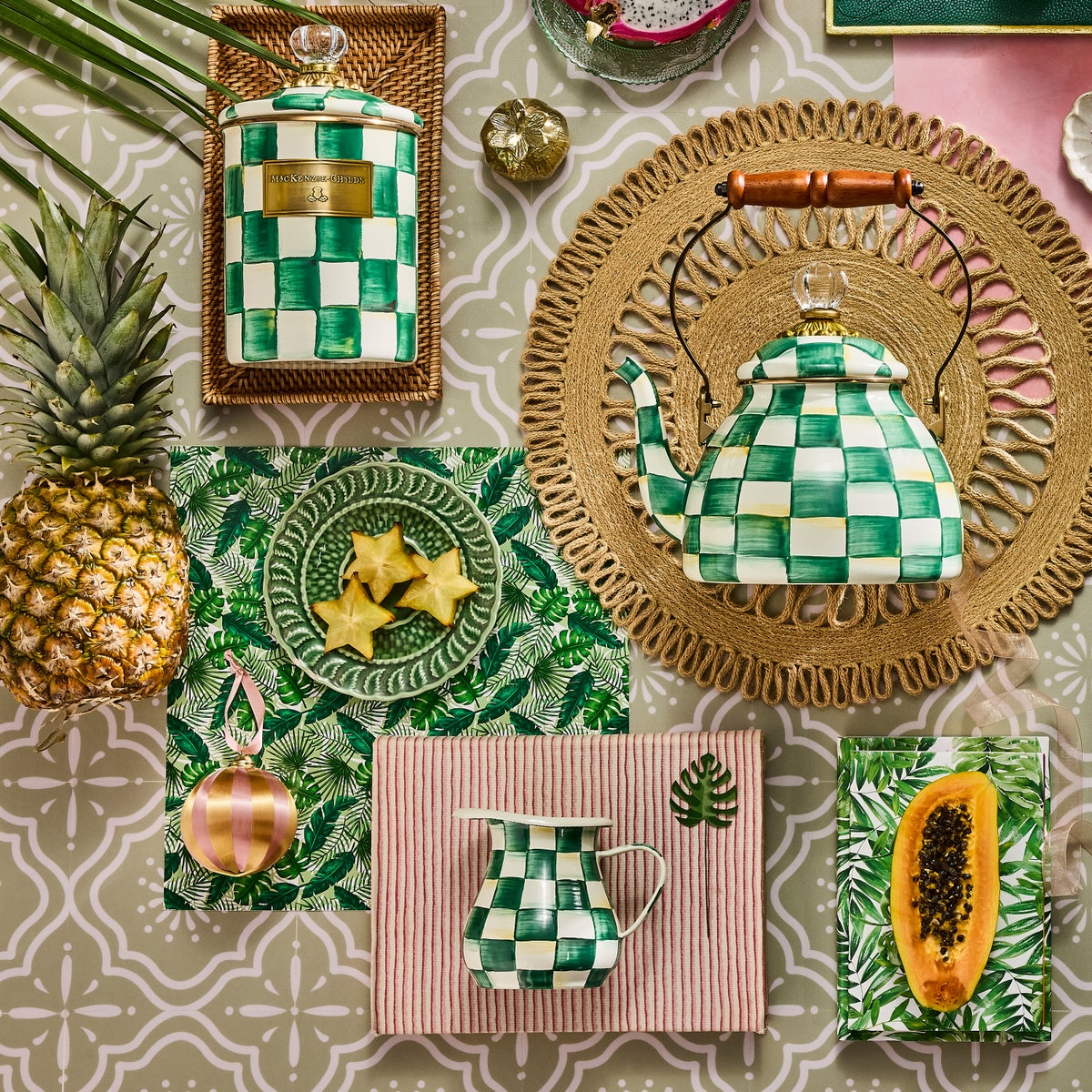 Emerald Check Creamer - Image 3