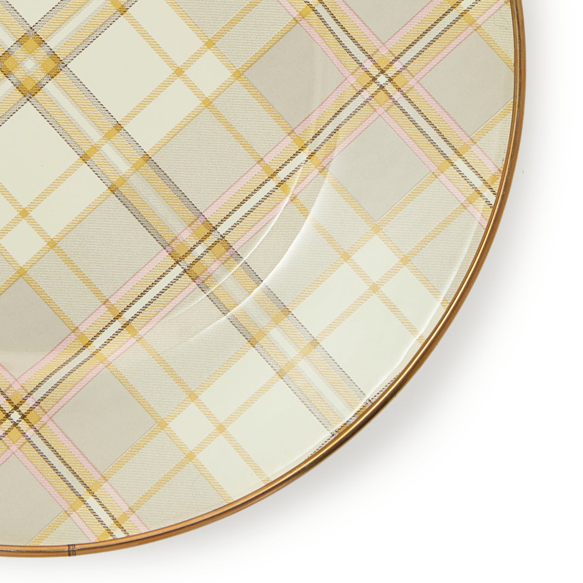 Tartan Latte Salad Plate - Image 4