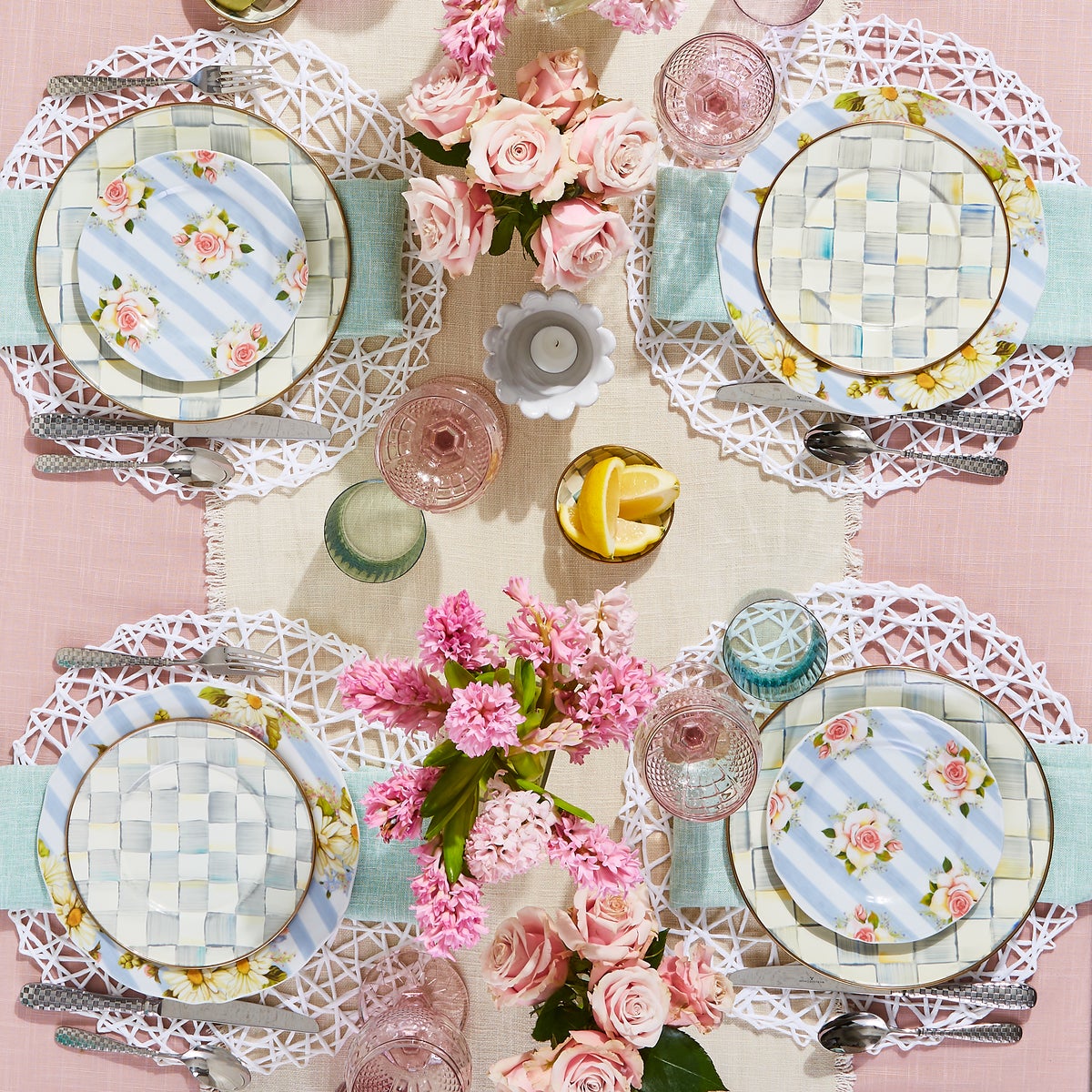 Sterling Check Salad/Dessert Plate - Image 4