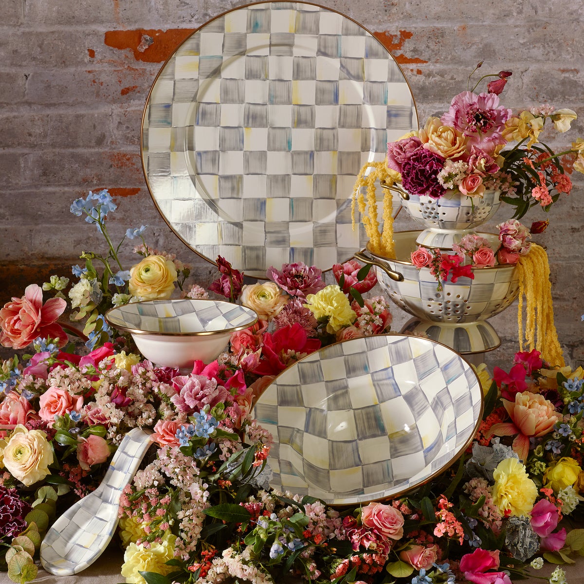 Sterling Check Serving Platter - Image 2
