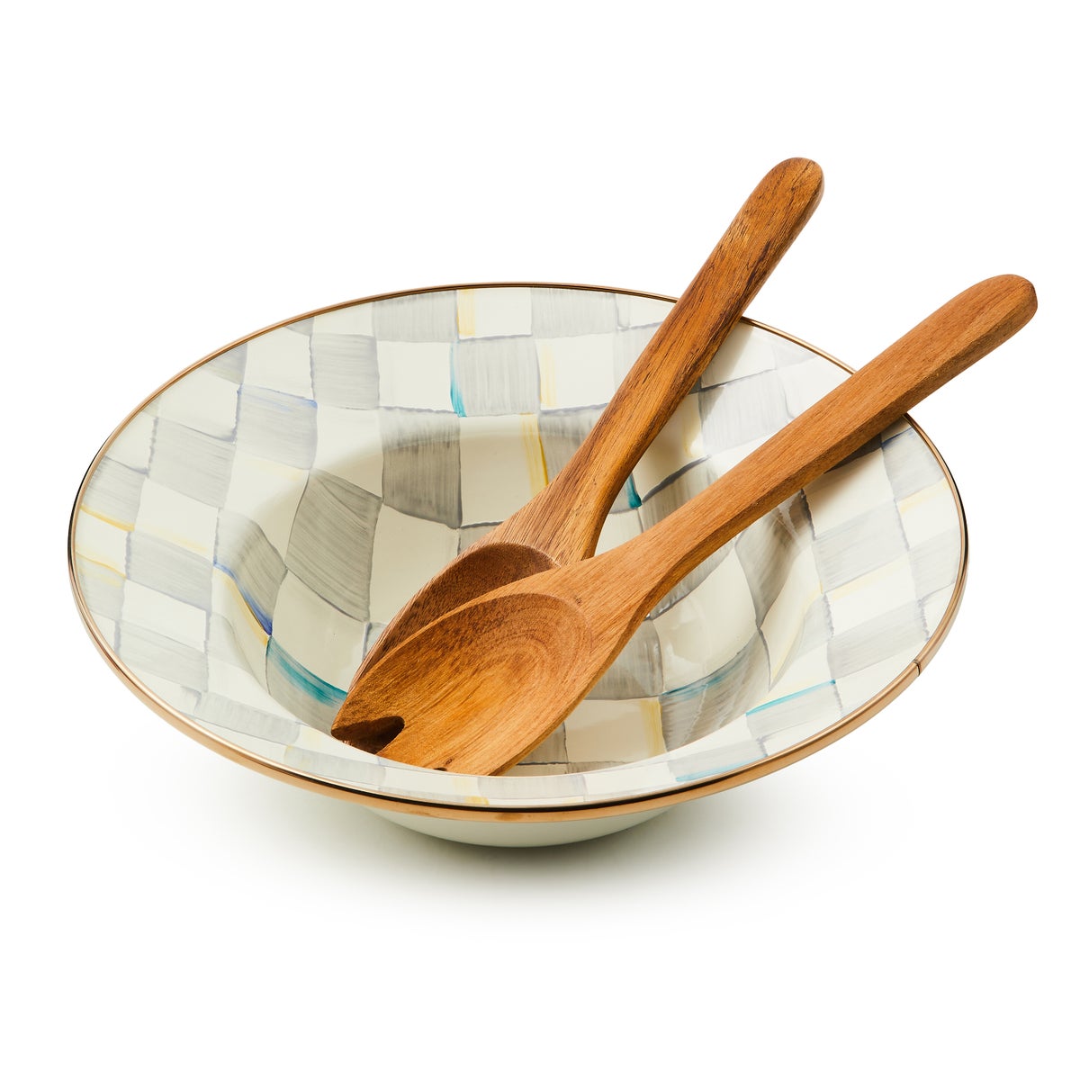 Sterling Check Salad Serving Set - Image 2