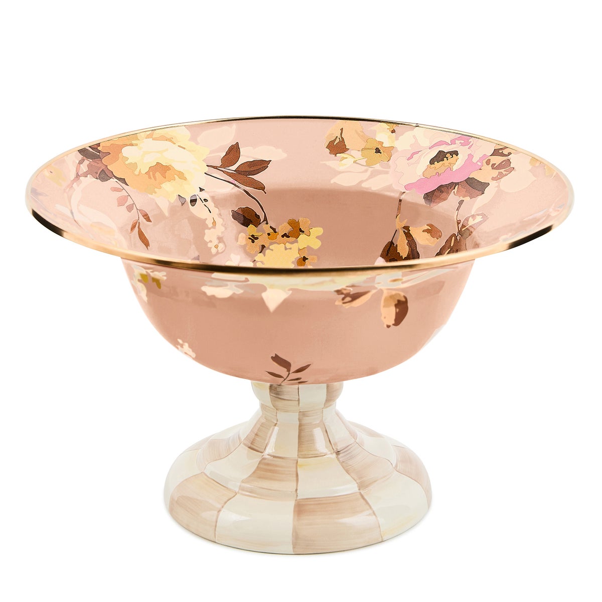 Wild Rose Mauve Large Compote