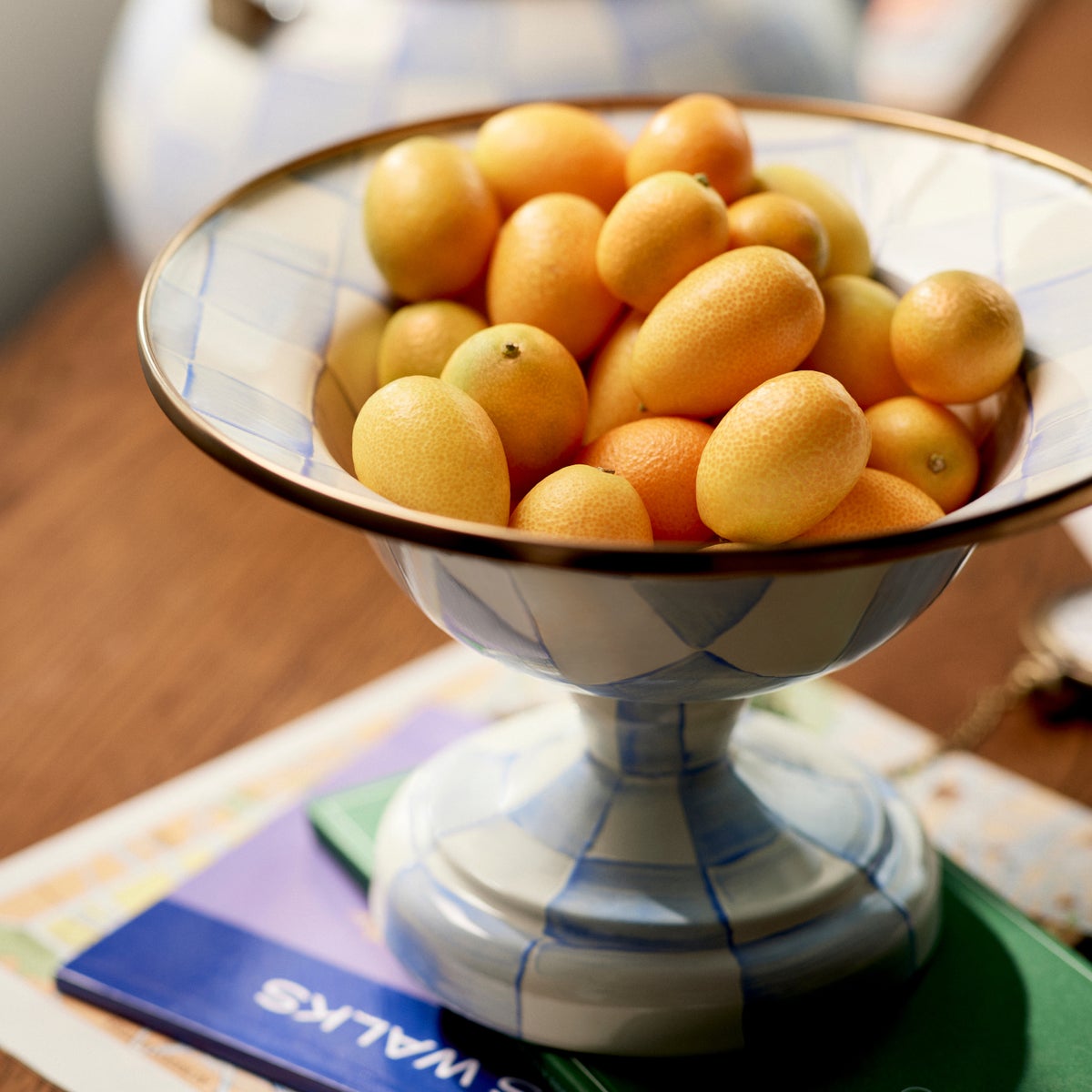 Sky Check Small Compote - Image 5