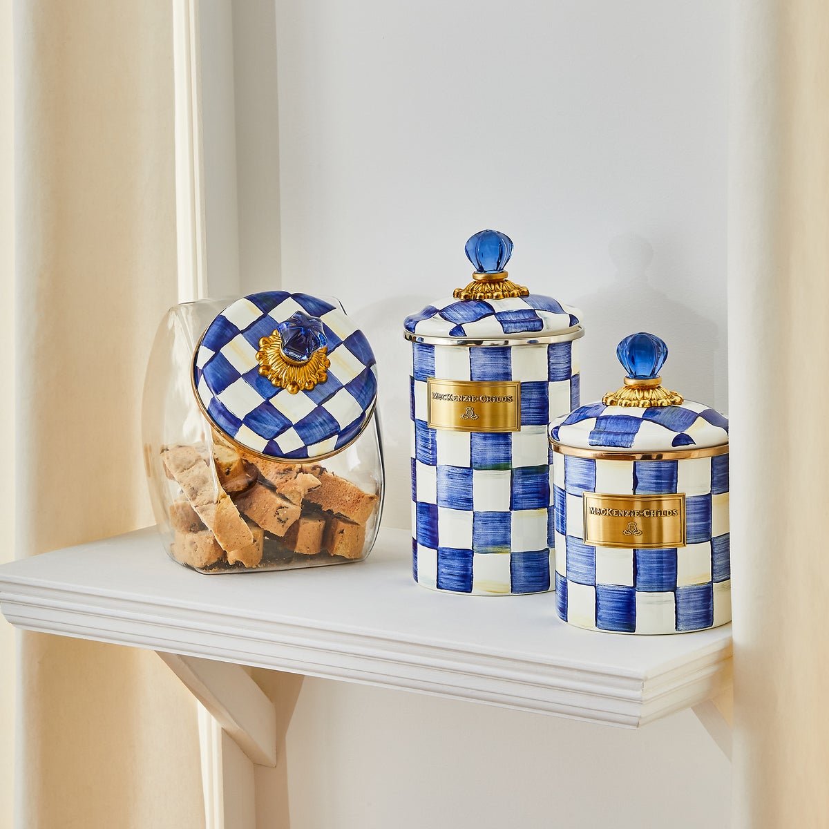 Royal Check Small Canister - Image 3