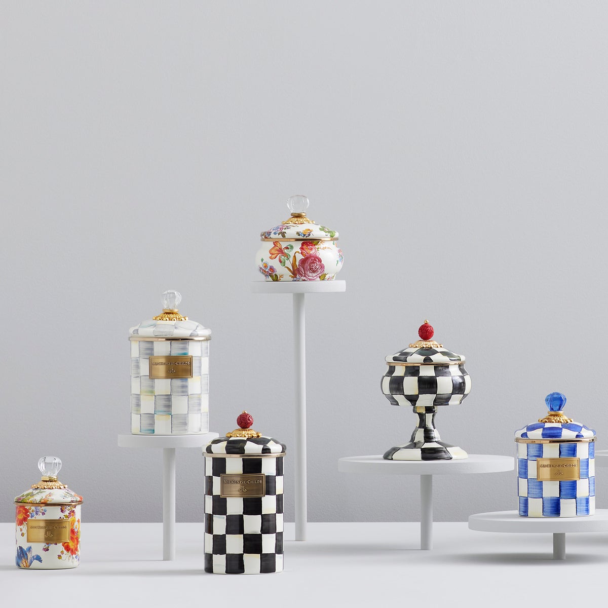 Royal Check Small Canister - Image 5