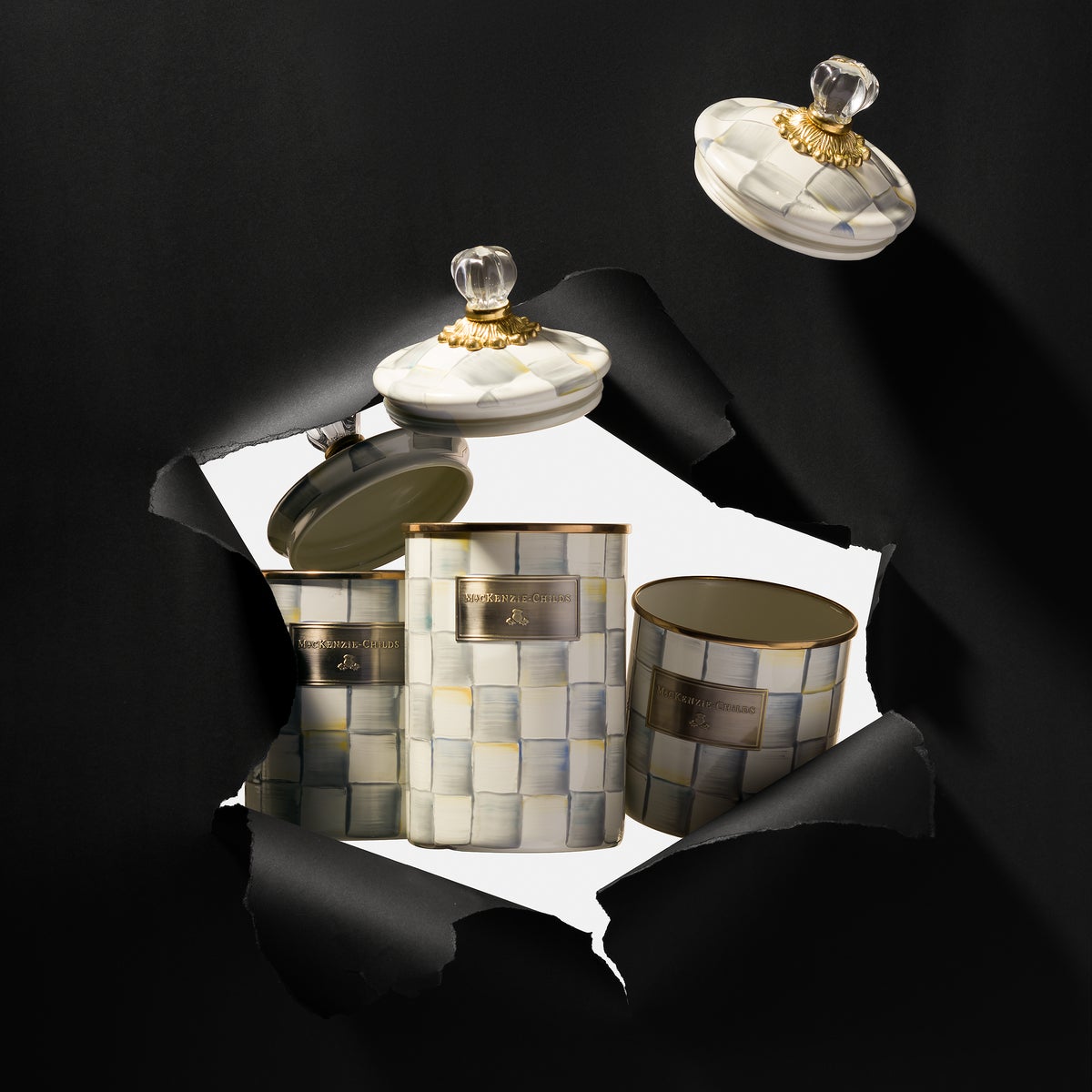 Sterling Check Small Canister - Image 7